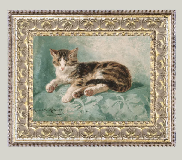 Cat Nap Framed Art Print - 7x5