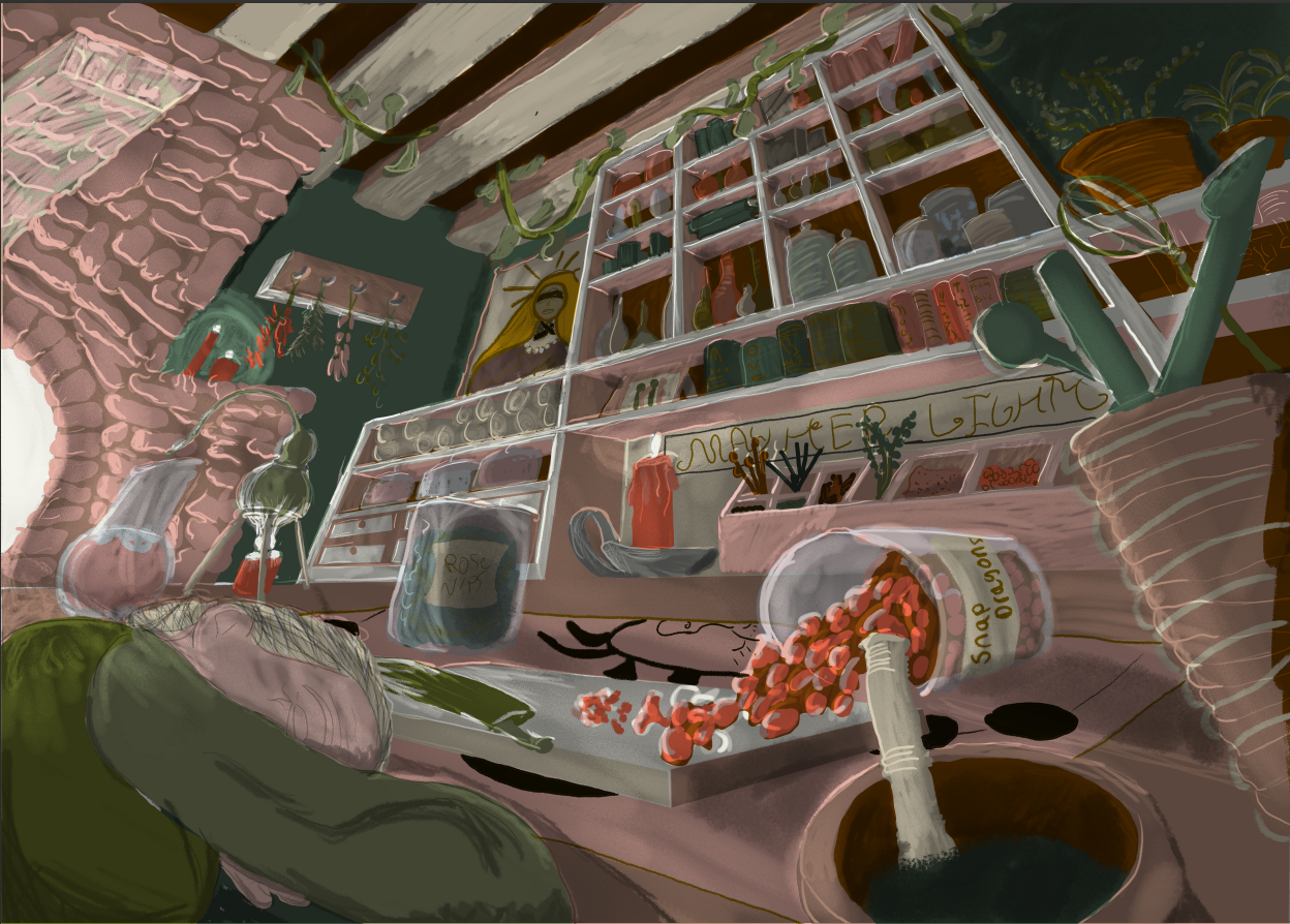 Illustration I made that inspired the project (2022)