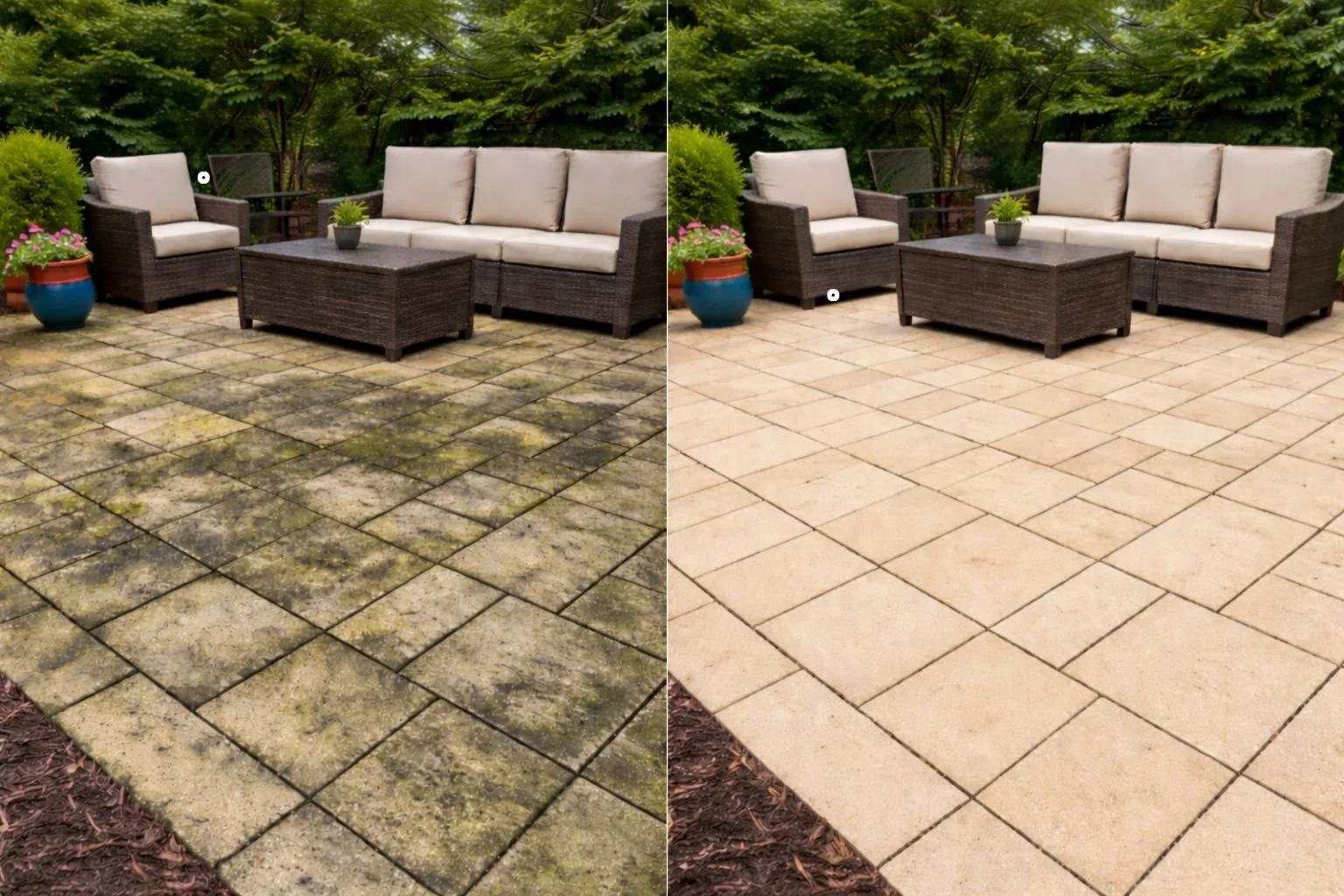 Paver & Stone Cleaning