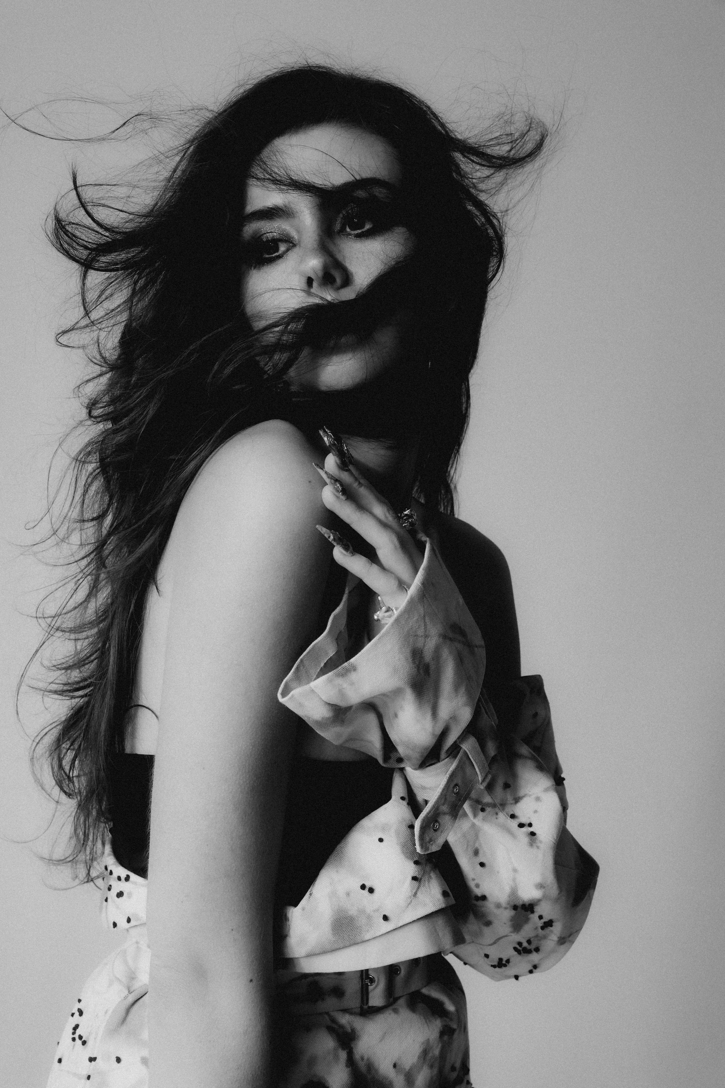 Fashion Design & Styling: Céline Eggenschwiler
Photography: Lisa Luxx
Model: Estelle Sander 
signed at East West Models 
Hair & Makeup: Angelique Waltenberg
Nails: Chrome Nailz
Jewerly: Atelier Park 217

Published at FACES Magazine