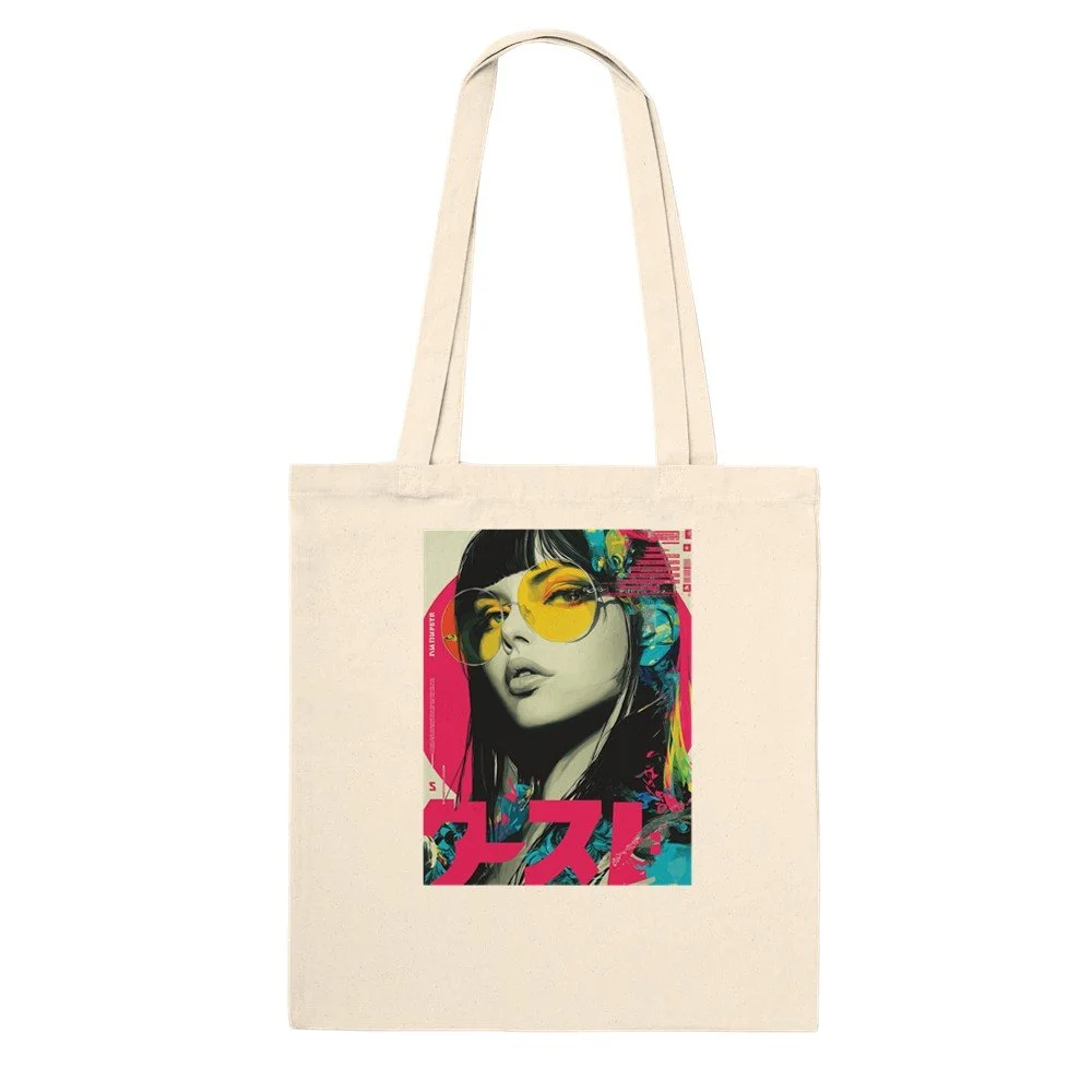 Samurai 008 - Premium Tote Bag Natural