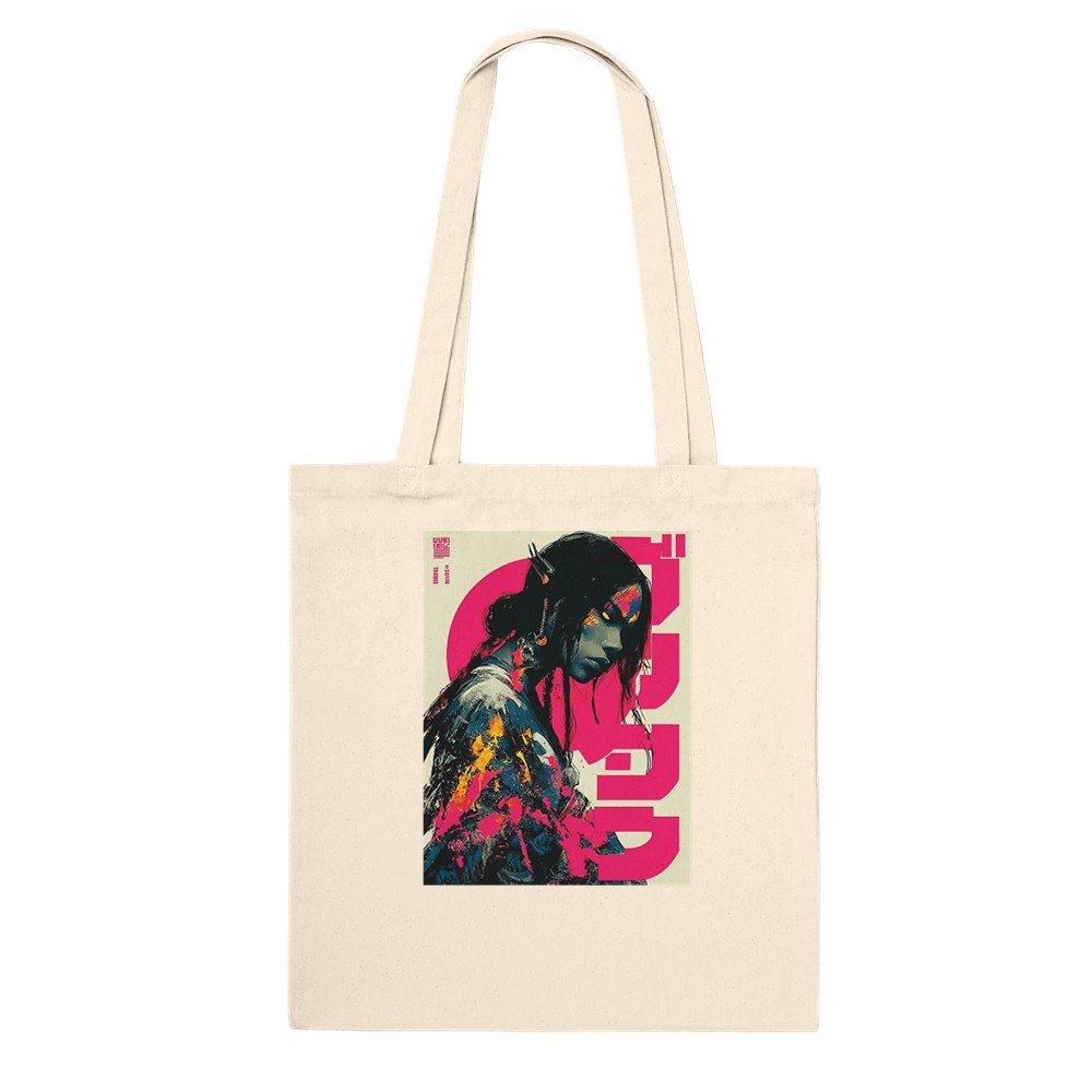 Samurai 0018 - Premium Tote Bag Natural