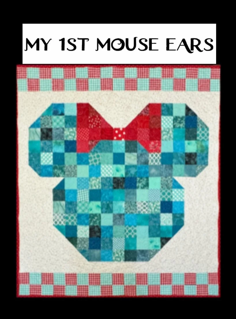 Free mouse ears baby quilt pattern.