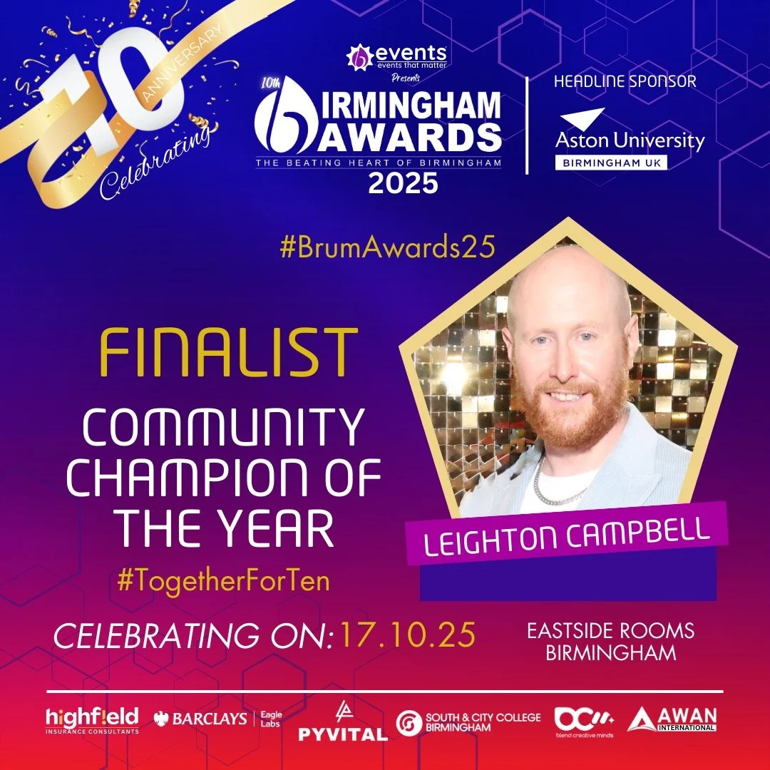 Leighton Campbell Finalist Birmingham Awards