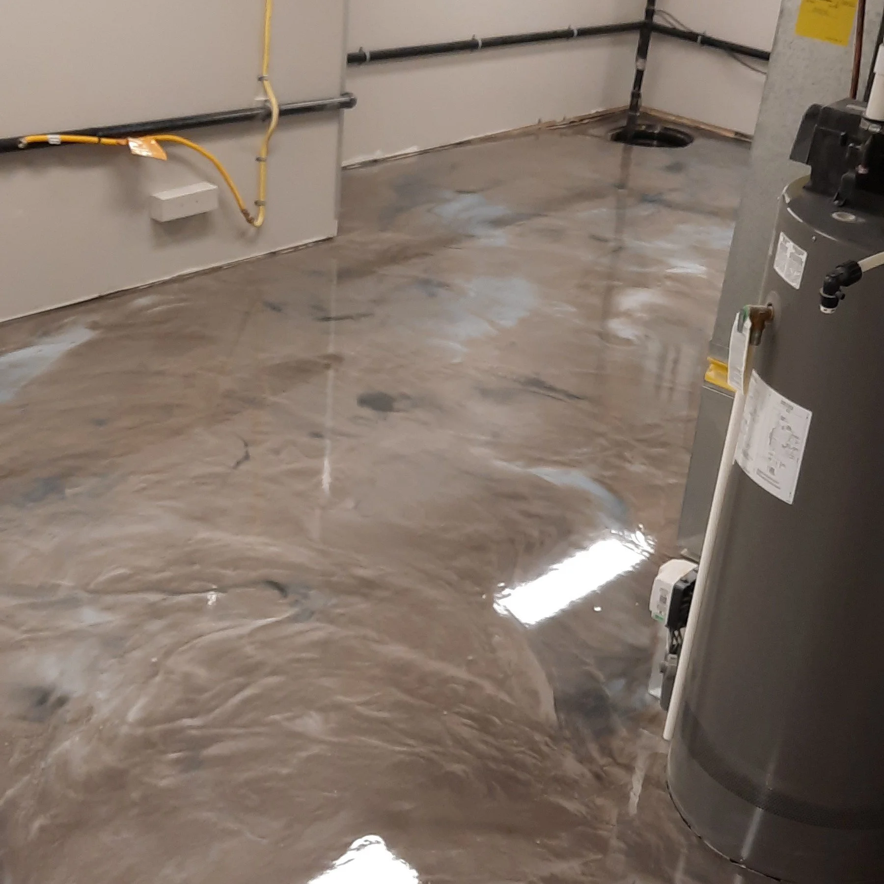 Metallic Epoxy - Basement 