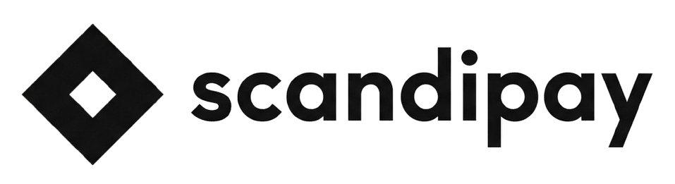 Sandpay logo in black with a diamond-shaped icon to the left of the company name.