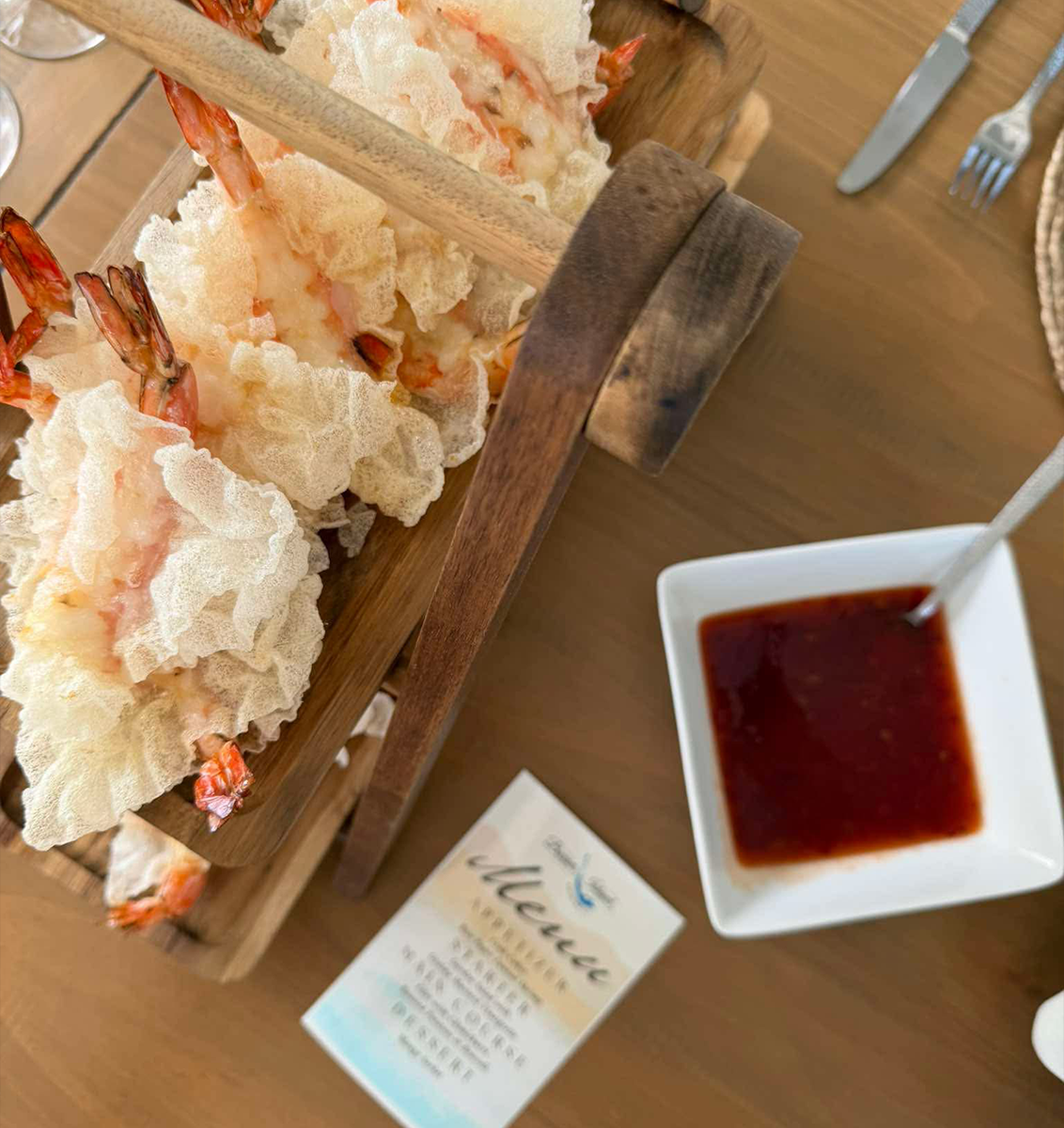 Rice Paper Fantail Shrimp