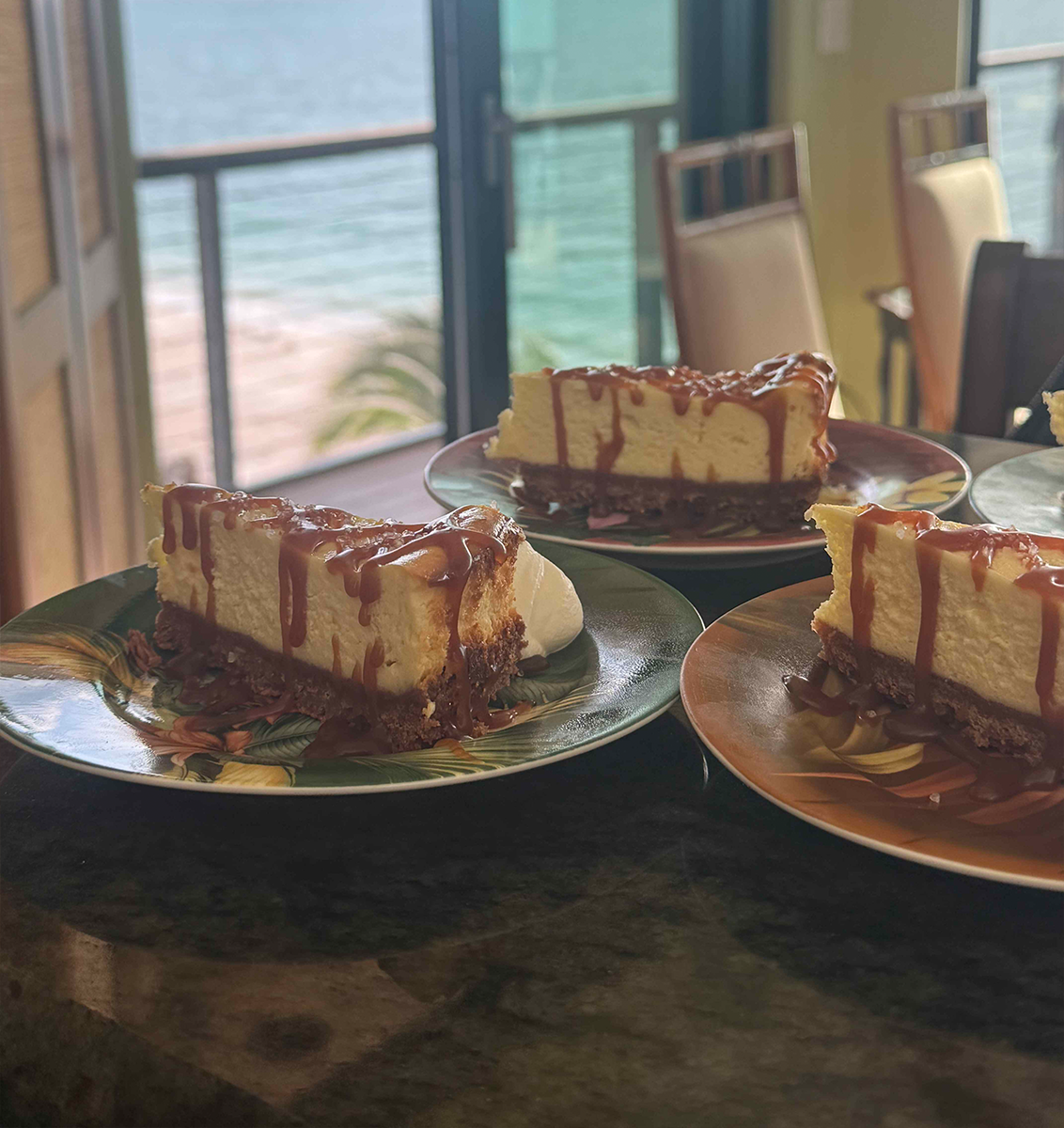 Sea Salt Caramel Cheesecakes