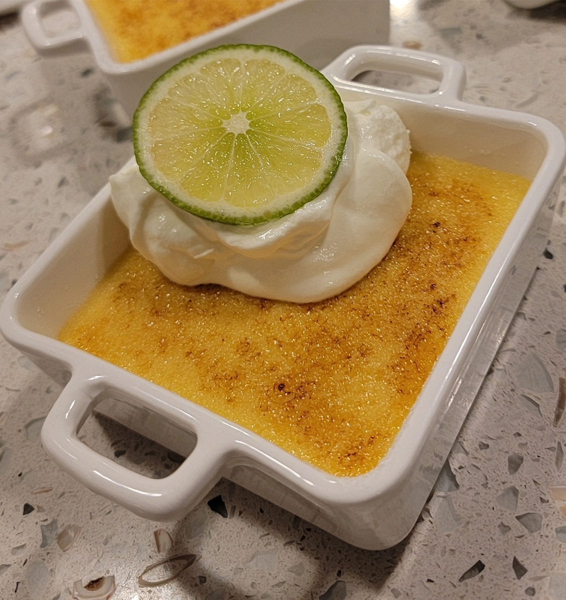 Key Lime Creme Brulee
