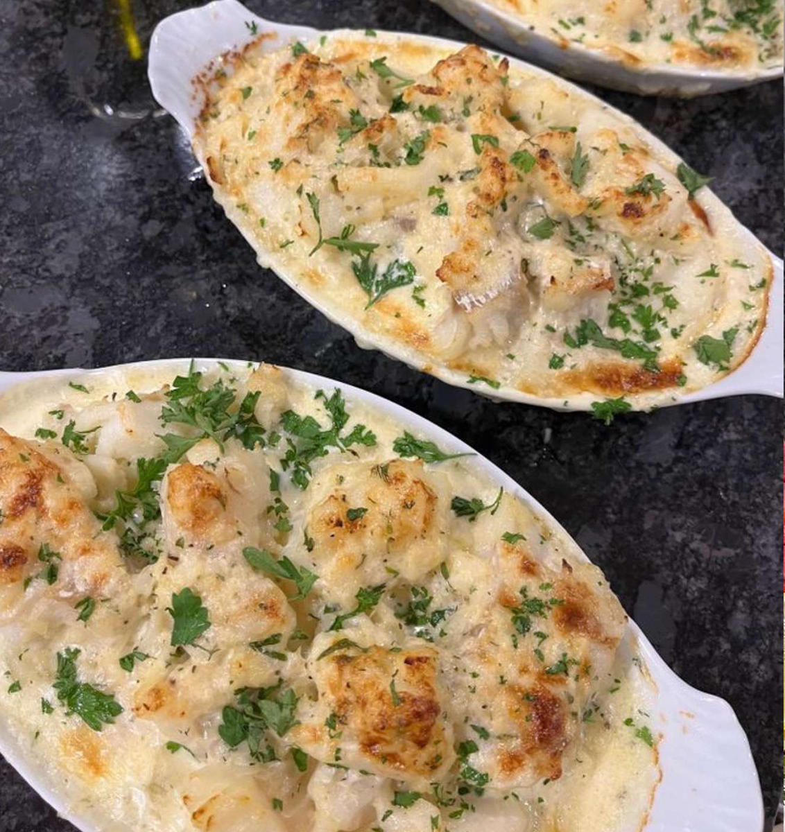 Cod Au Gratin