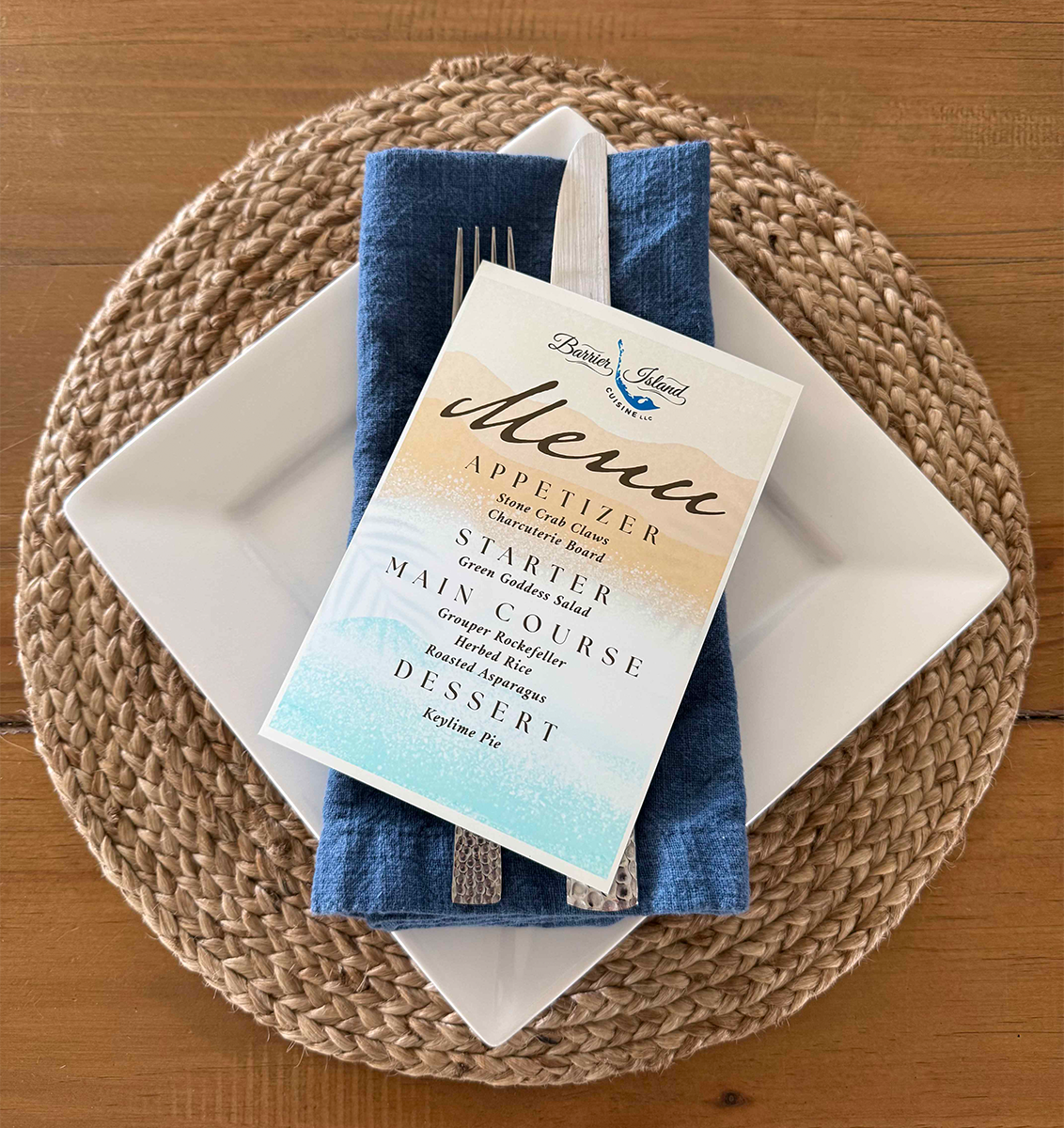 Barrier Island Cuisine Menus