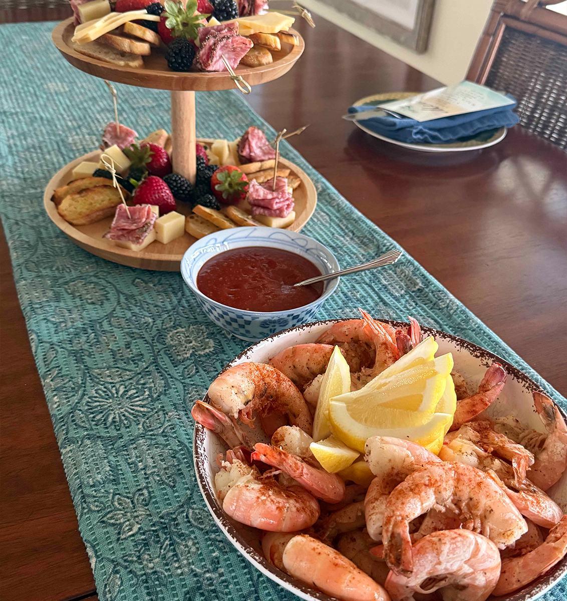 Peel 'n' Eat Gulf Shrimp, and Charcuterie