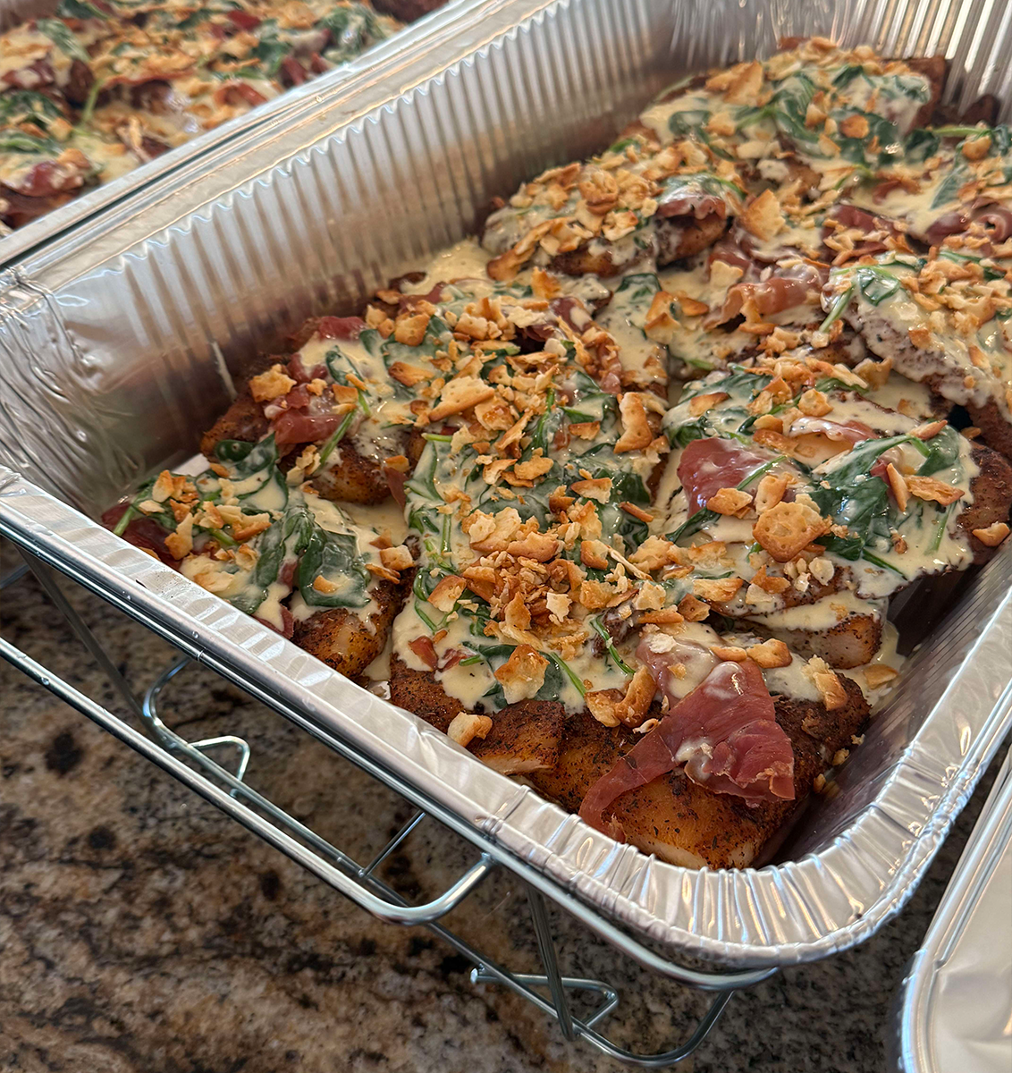 Grouper Rockefeller Buffet