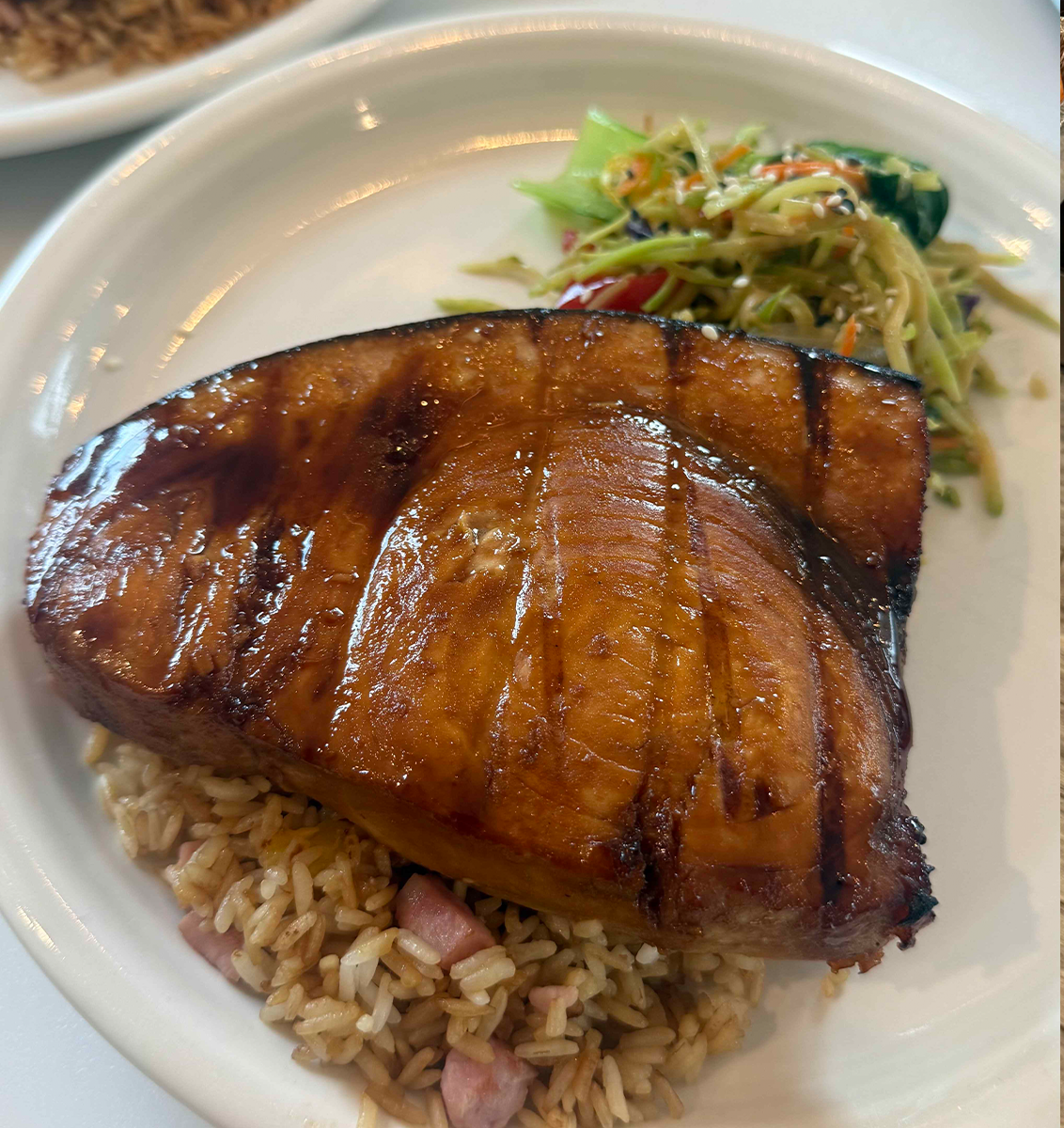 Teriyaki Sword Fish Steaks