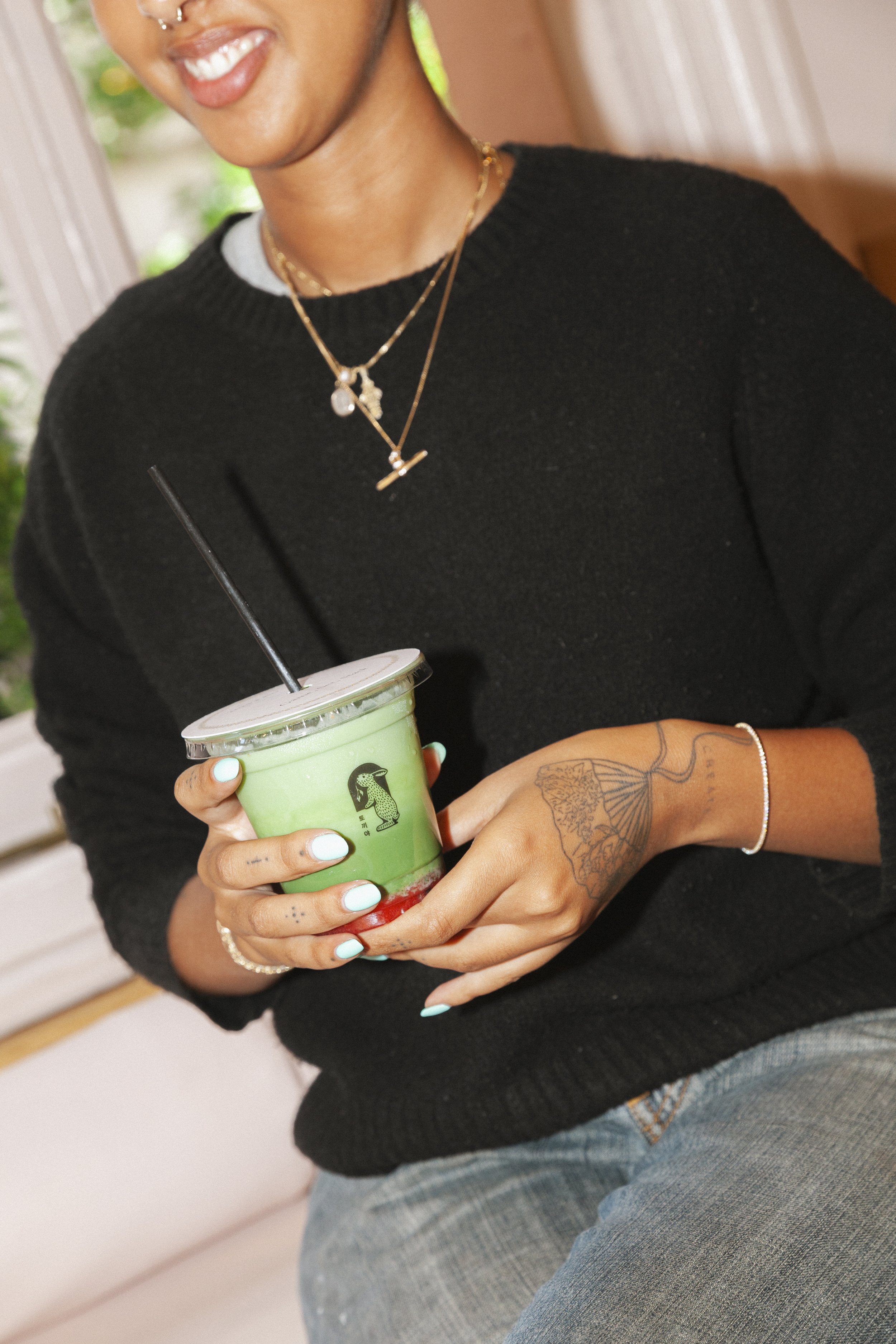 Flash Event Photography, Fashion, Jewellery, Social Media, Astrid and Miyu, Small Brand, Influencer Event, Activation Event, Community Event, Instagram, London, Carnaby Street, Wimbledon Tennis, Matcha, Cafe Pop-up