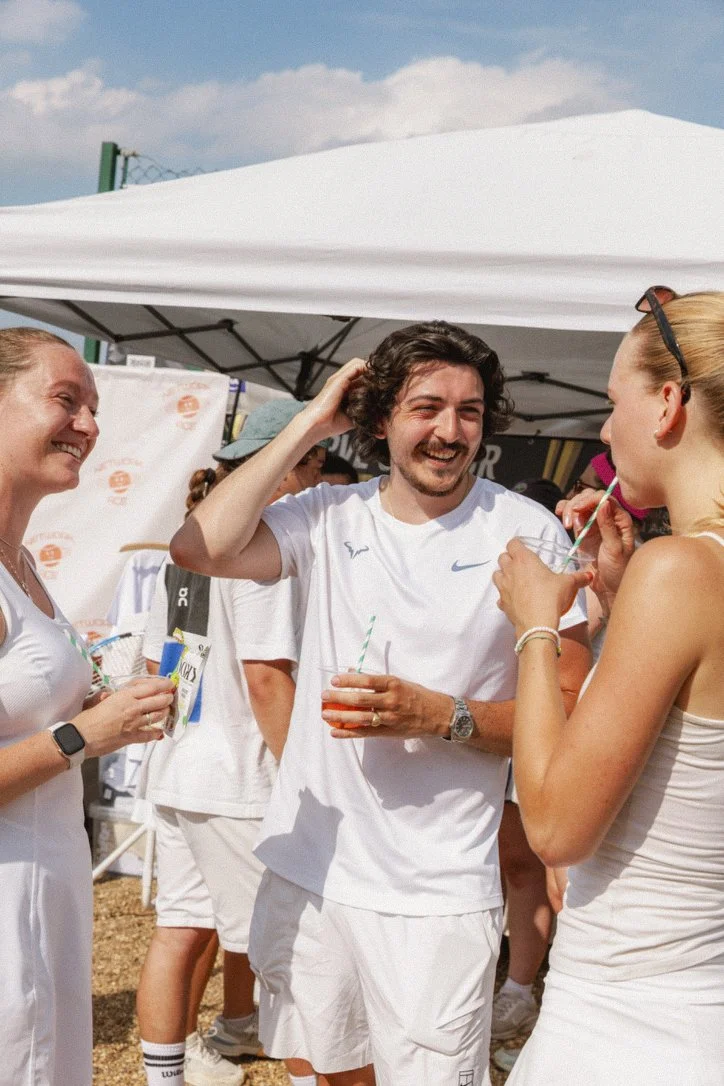 Network Ace Tennis, Community Event, West London, Sports Team Photography, Small Brand Activation, Small Business Photographer, Coconut Collab, Food and Beverage Photography, Agua De Madre, Health and Wellness Photography, Moju Drinks