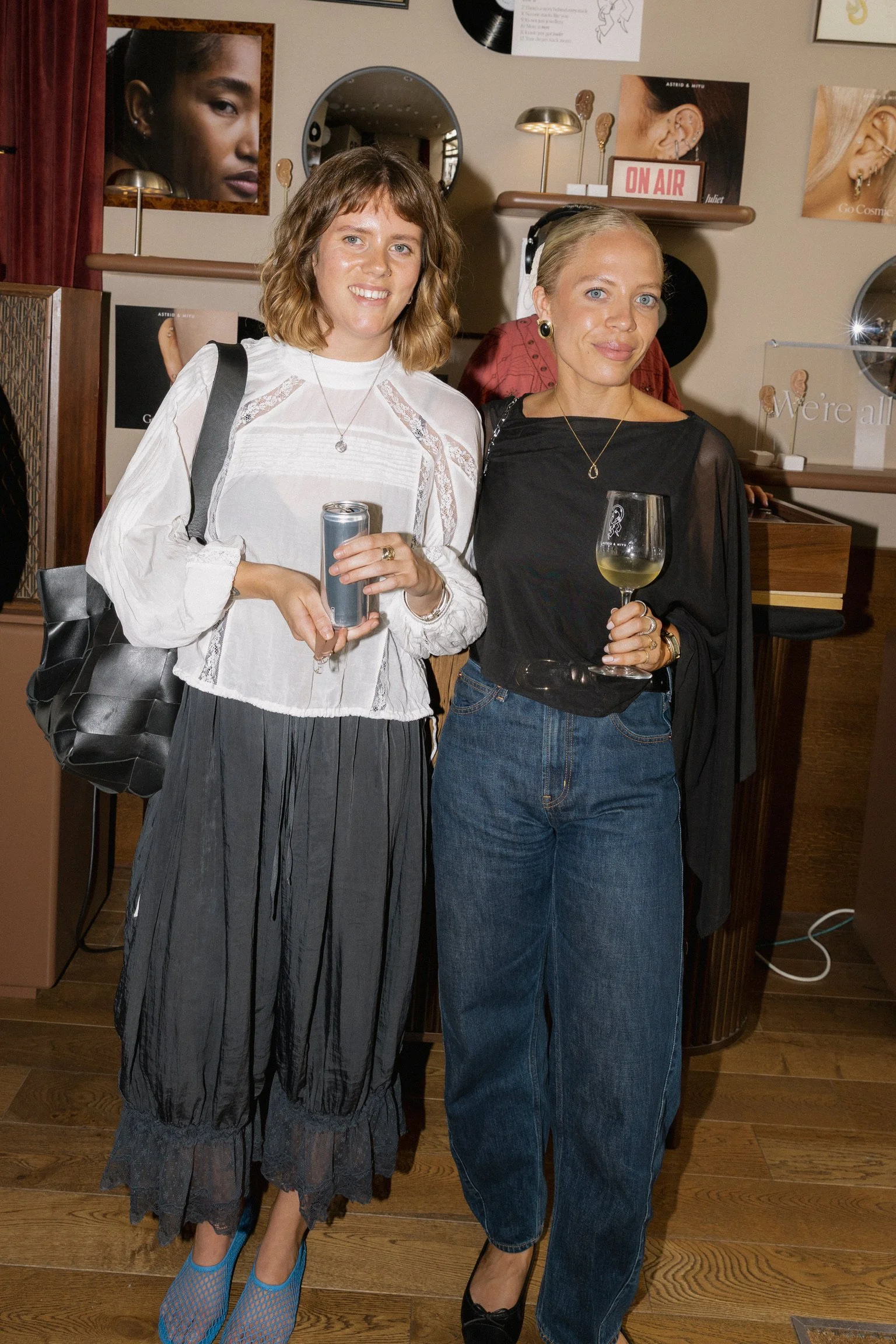 Flash Event Photography, Fashion, Jewellery, Social Media, Astrid and Miyu, Small Brand, Influencer Event, Activation Event, Community Event, Instagram, London, South Molton Street, Supper Club, Female owned business, Catering, DJ, Music Event Photog