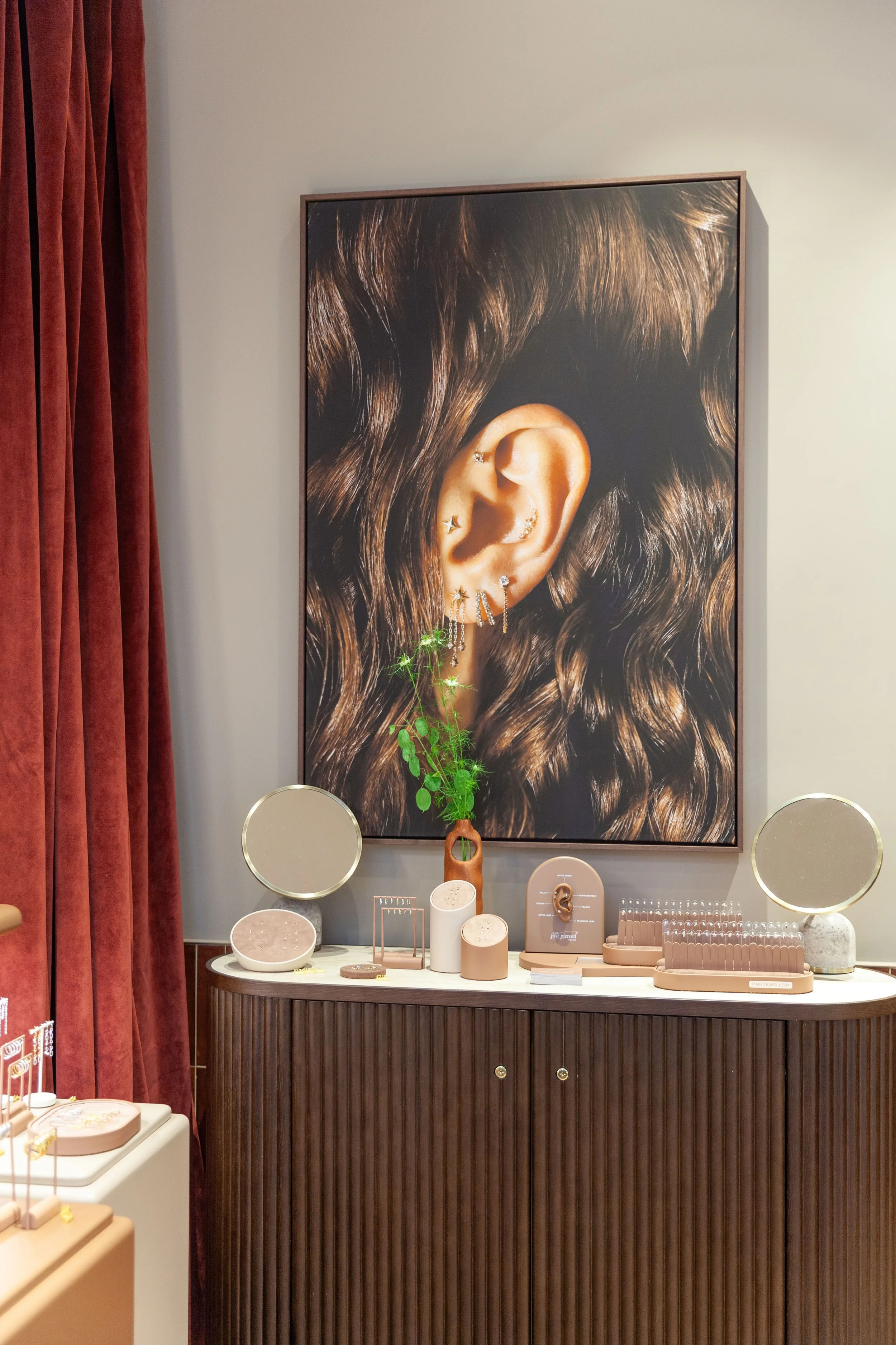 Astrid & Miyu, Mayfair Piercing Studio, Central London Photographer, Interiors Photography, Retail Space Photographer, Store Opening