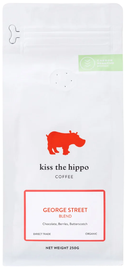 Kiss the Hippo George Street blend coffee beans | best 30th birthday gifts