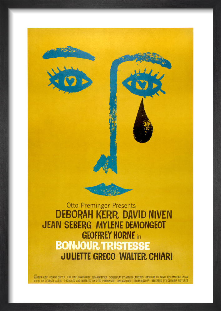 King & McGaw, Bonjour Tristesse movie poster | best 30th birthday gifts