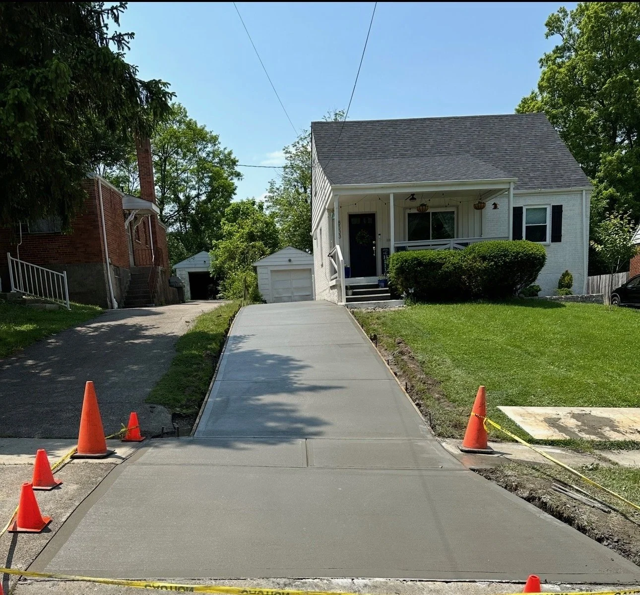 Ohio Valley driveway after