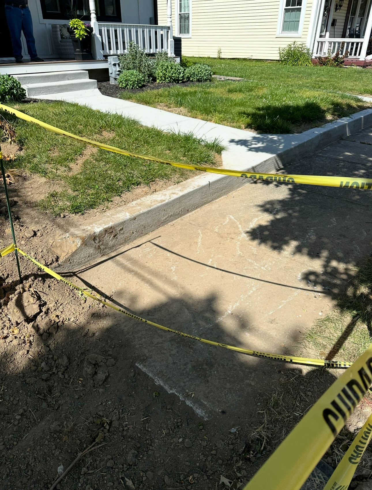 Ohio Valley sidewalk before