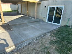 Lebanon under deck patio add on finished