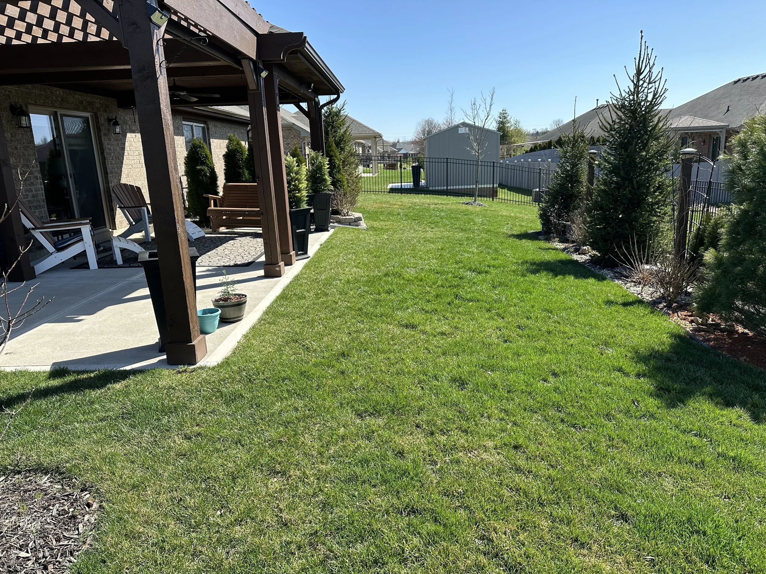 Lebanon patio & walkway extension before