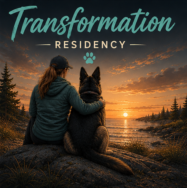 Transformation Residency board and train program at East Isle K9 by Sara
