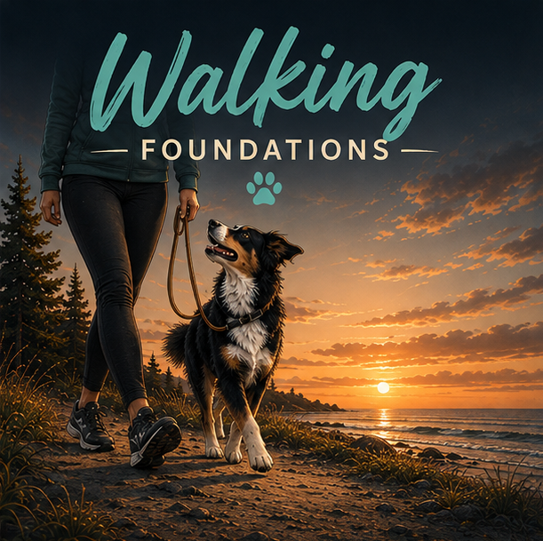 Walking Foundations private dog training program at East Isle K9 by Sara