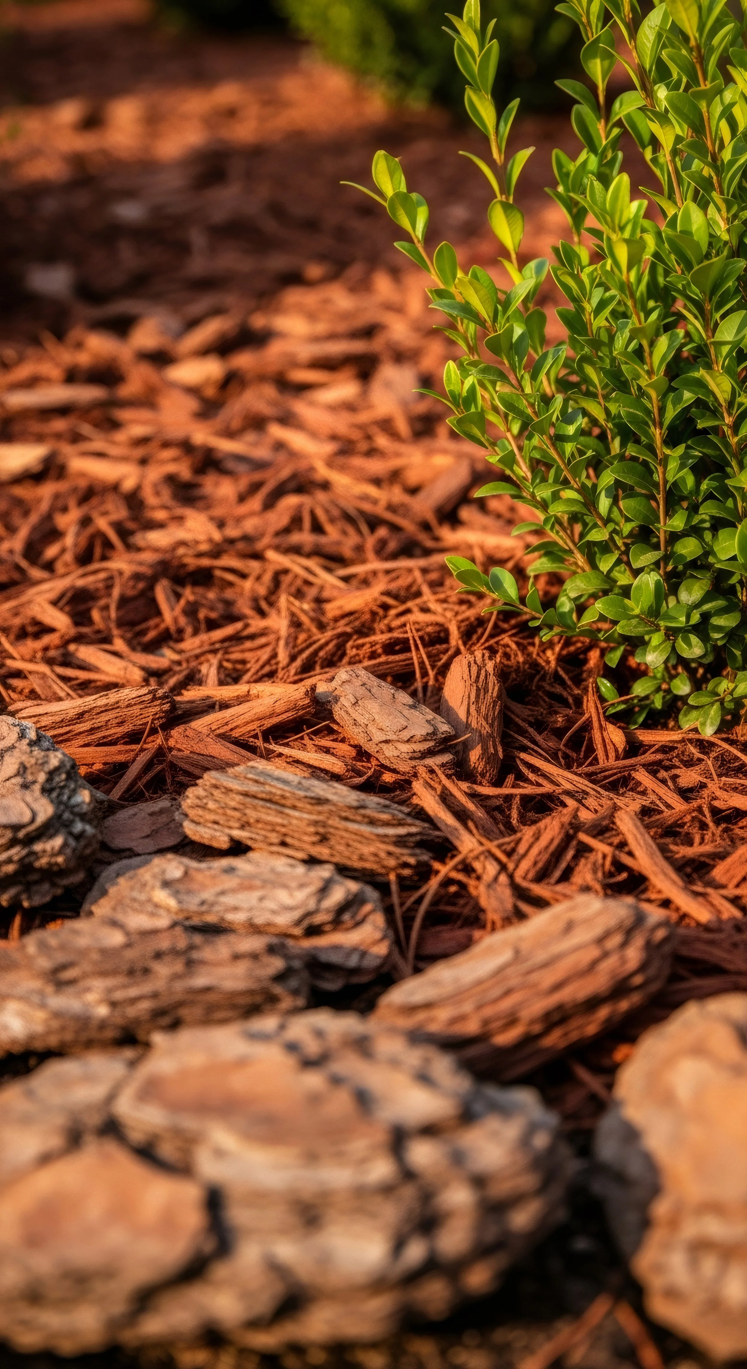 mulch and decorative bark rootline landscape inc