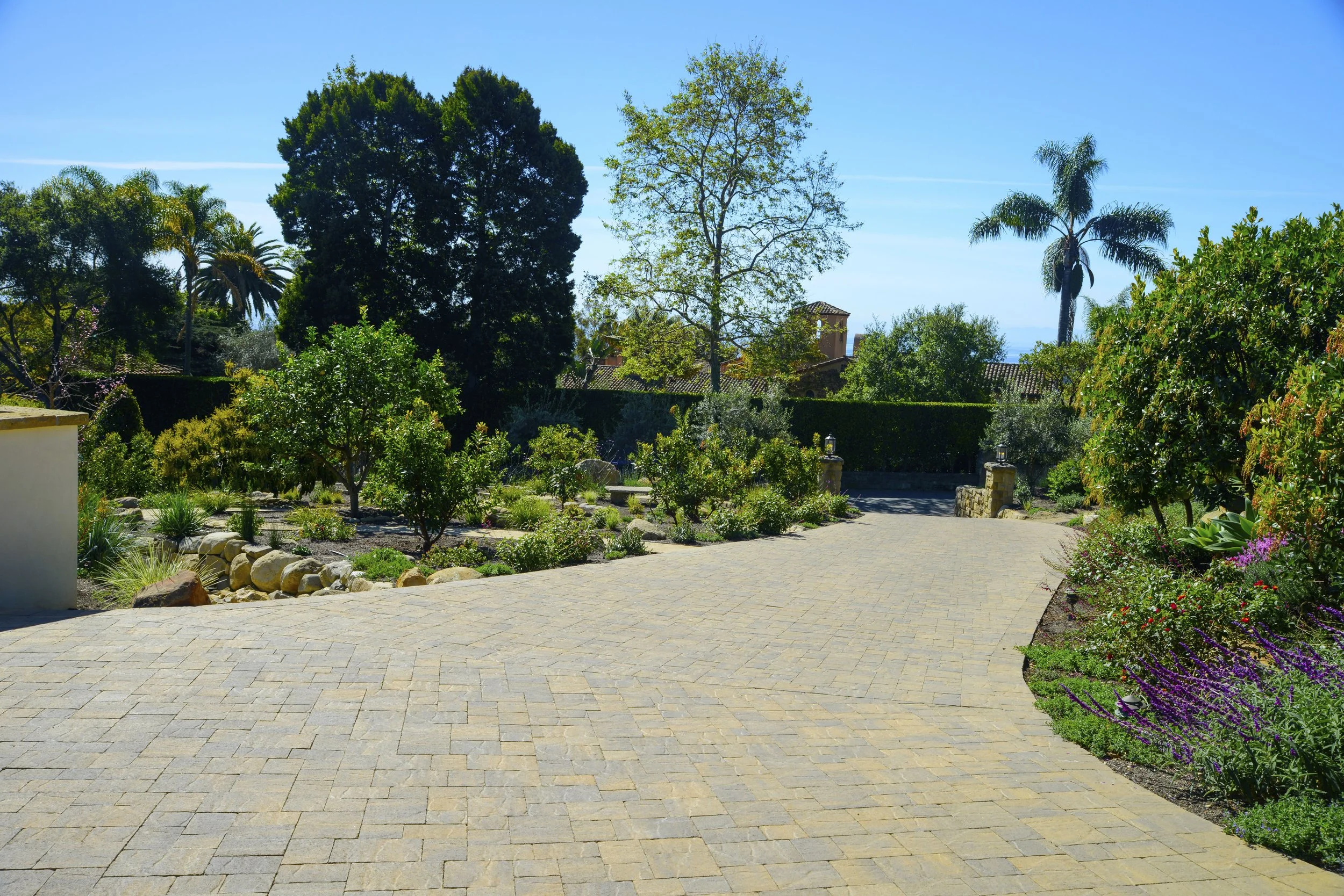 rootline landscape in pavers