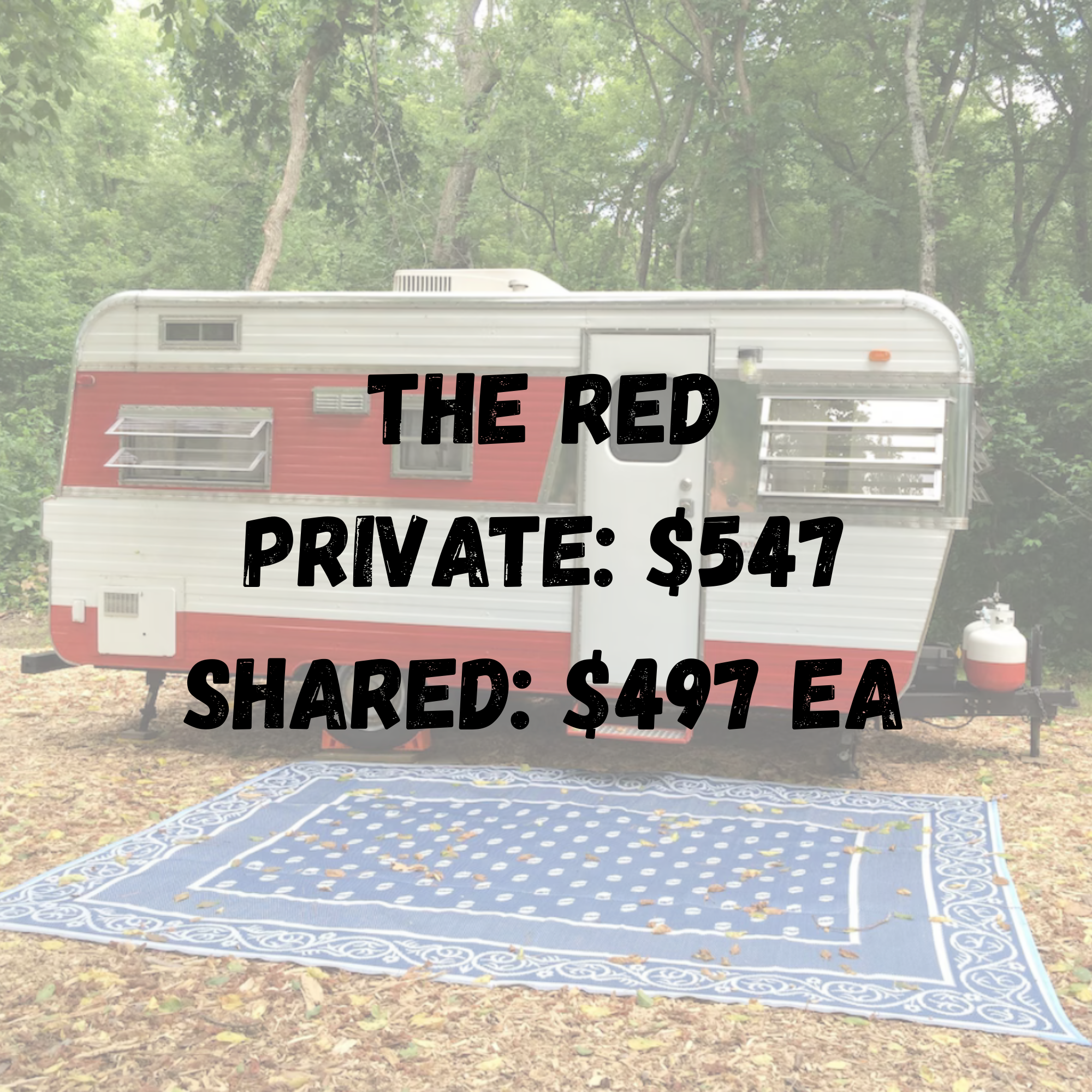 The Red (1967) Vintage Trailer Registration Ticket