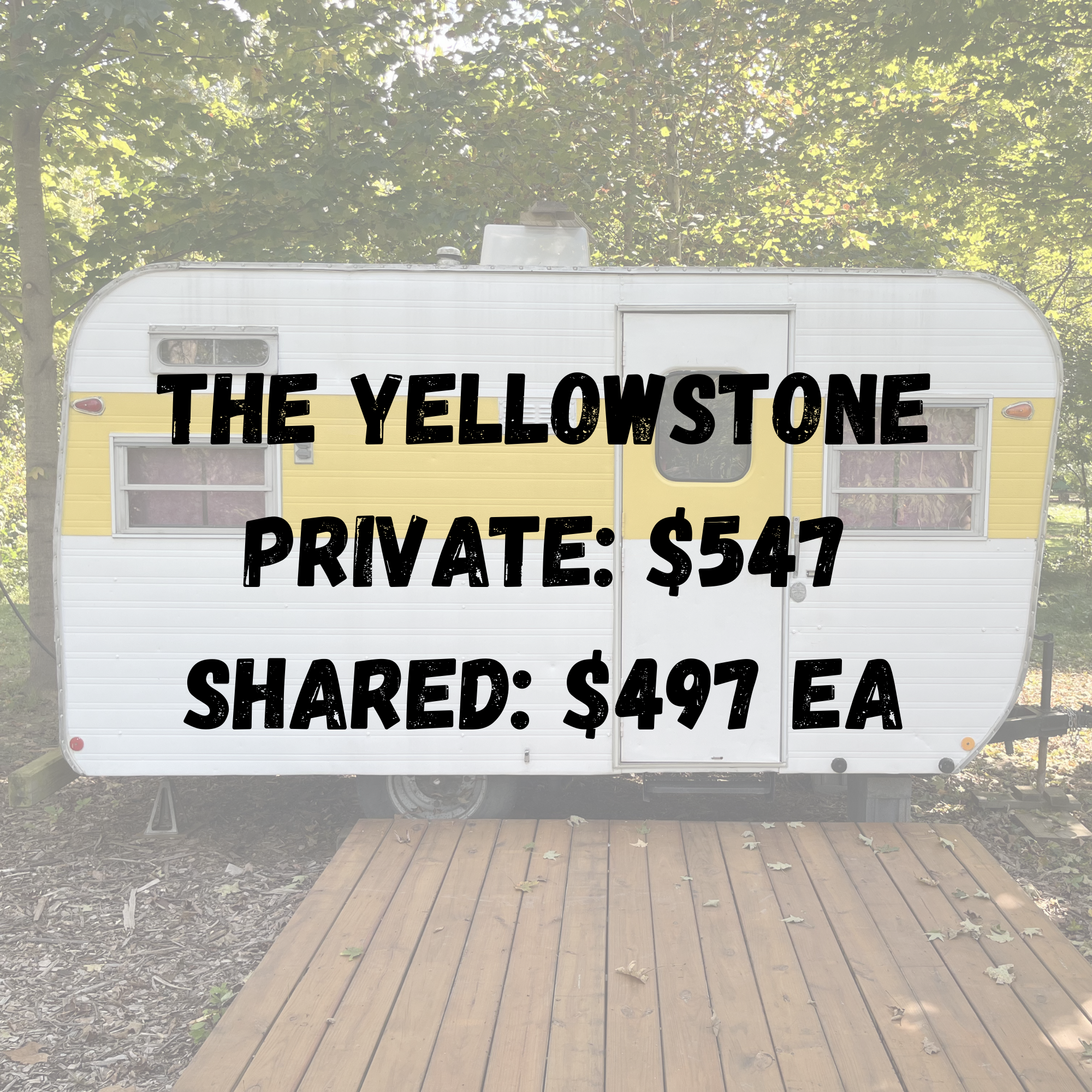 The Yellowstone (1967) Vintage Trailer Registration Ticket