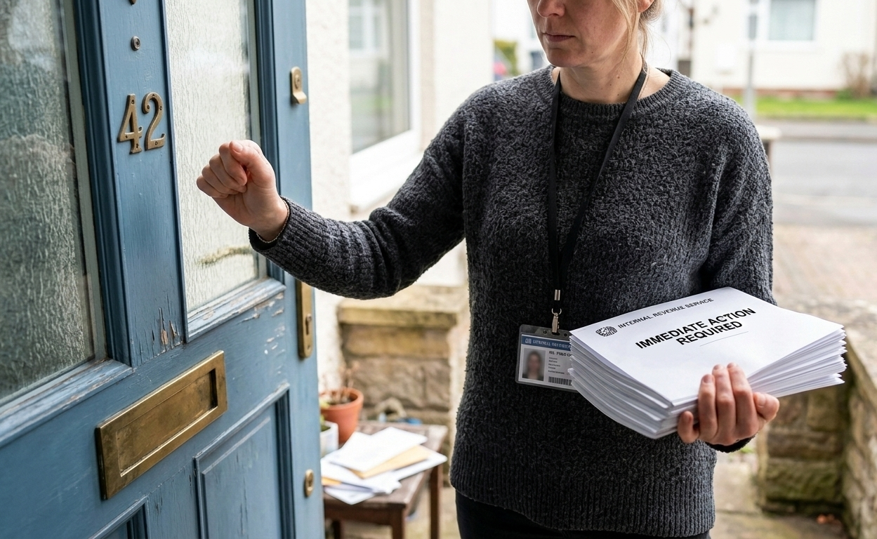 IRS Revenue Officer Visit: What to Do Next