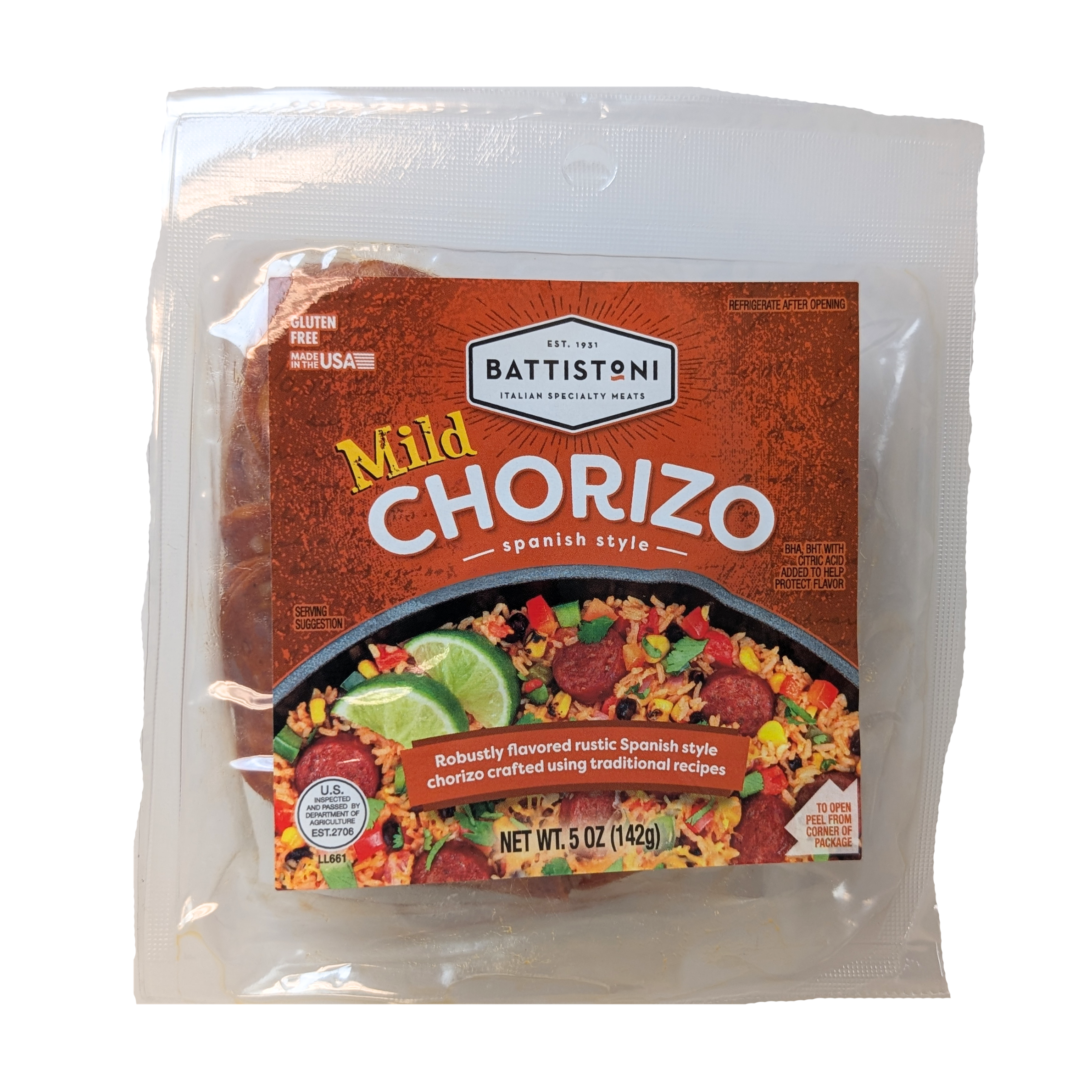 Spanish Style Chorizo (3 per order)
