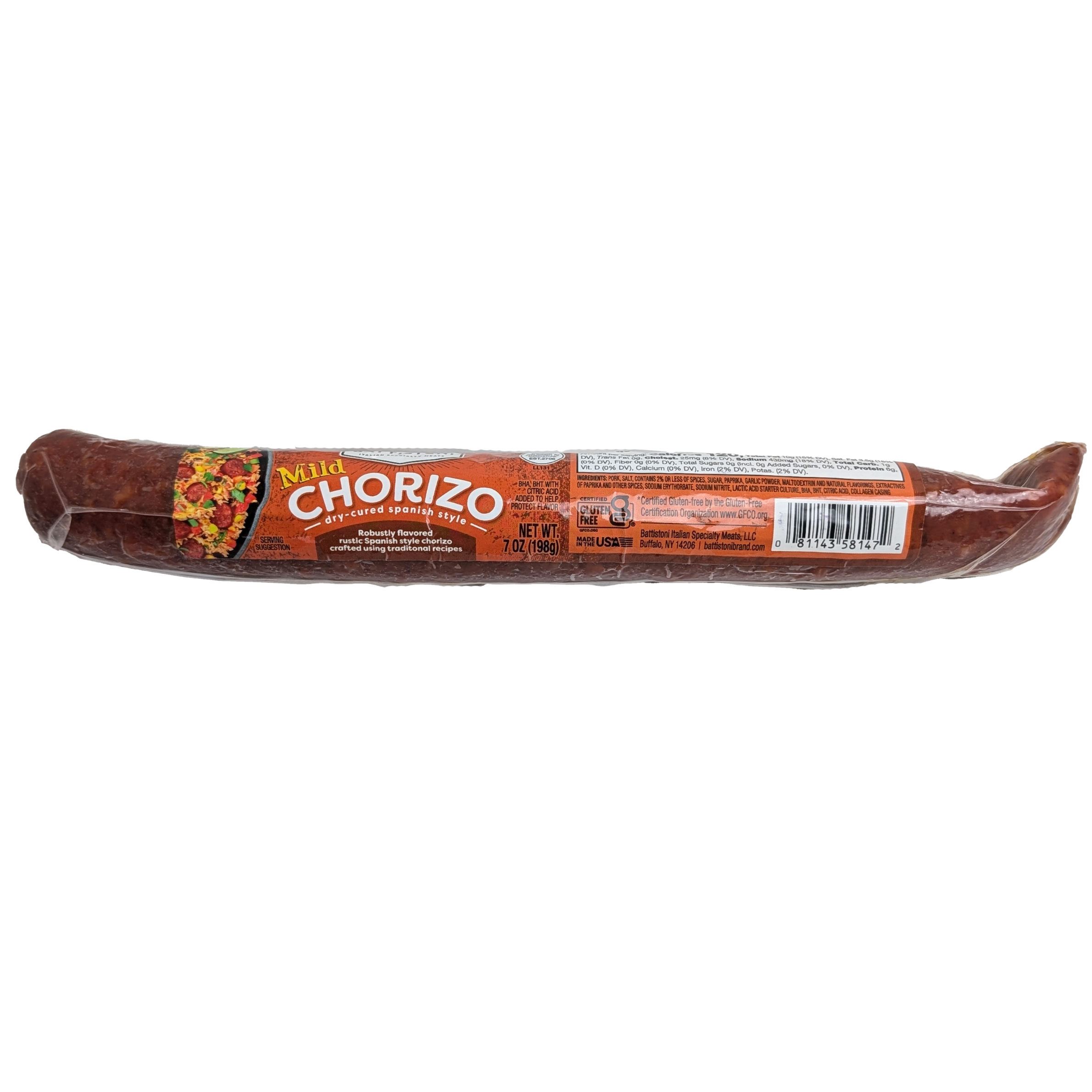 Spanish Style Chorizo (2 per order)