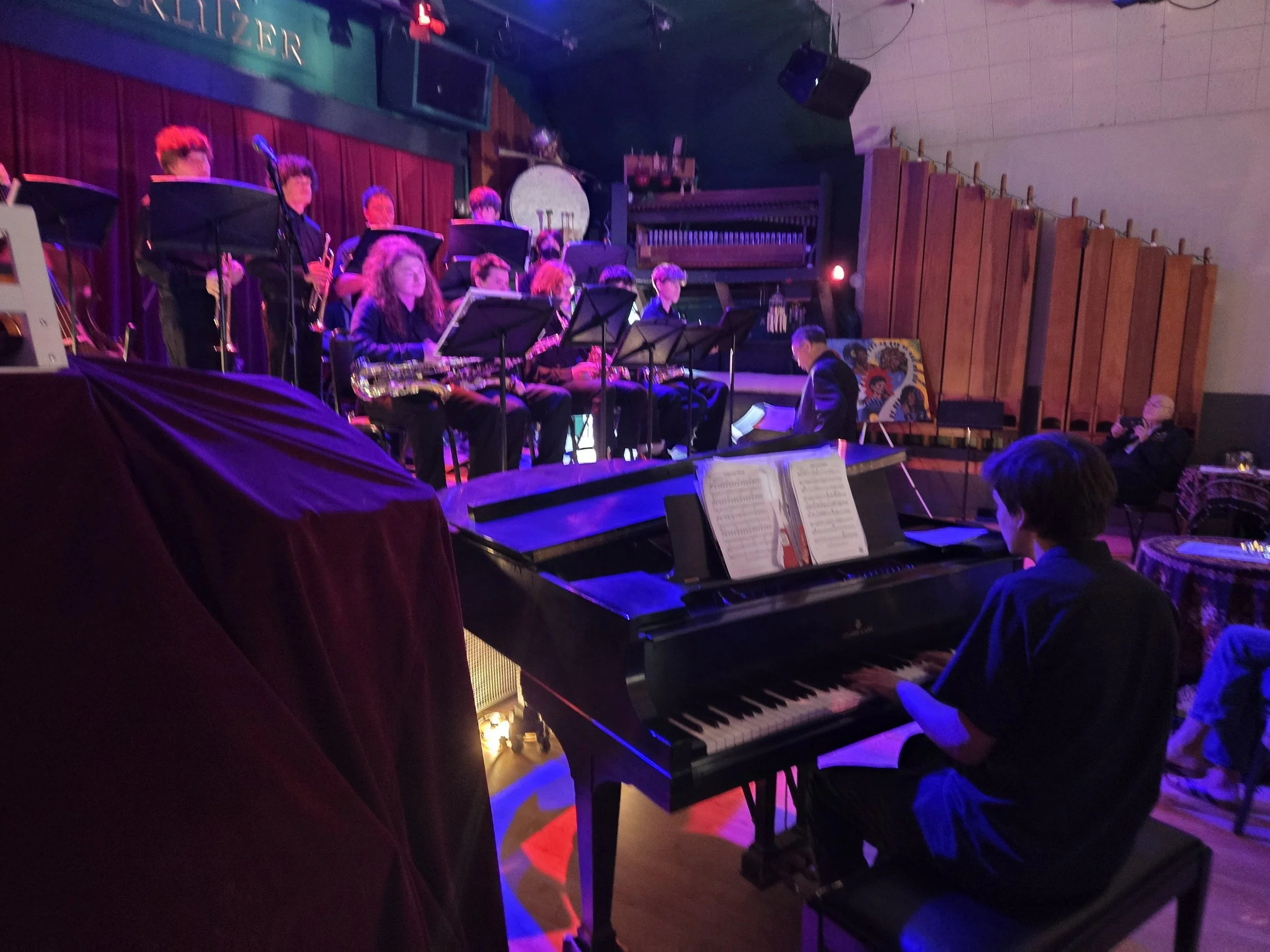Chief Sealth High School Jazz Band performs Kenyon Hall