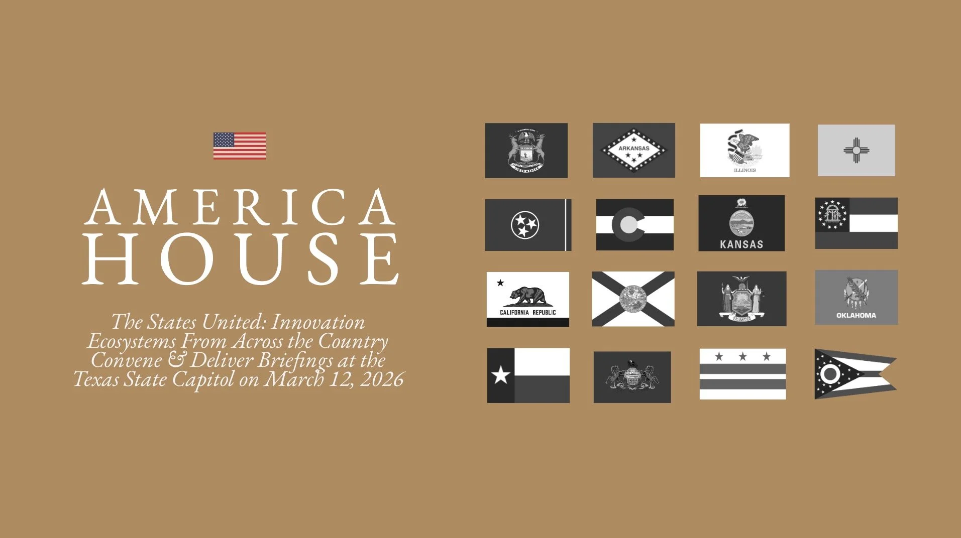 America House States Flag