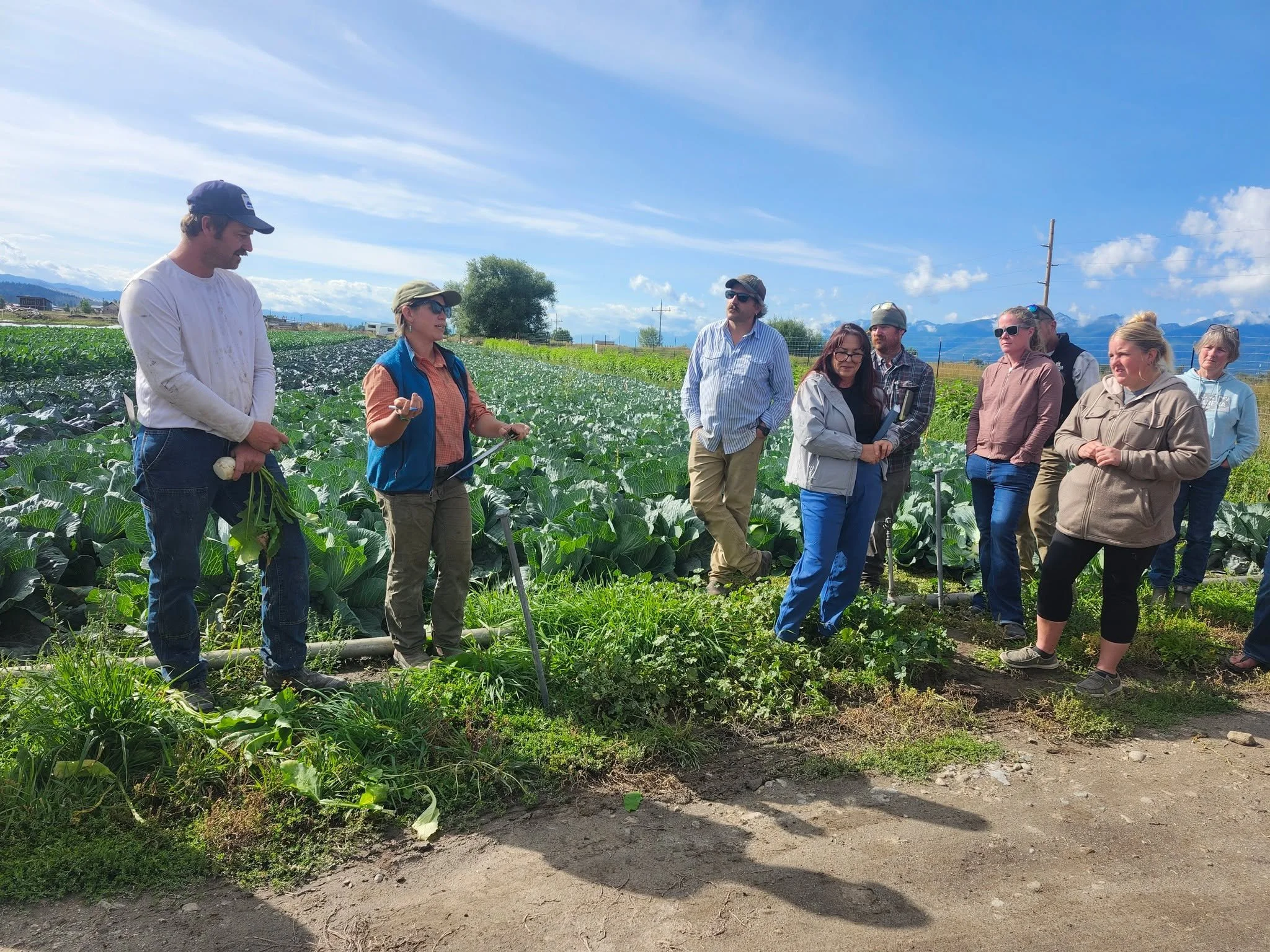 Thanks to everyone who joined us for last week's workshop at and with Winter Kissed Farm - formerly MGVC! It was a lovely day in Stevensville, MT to learn about their winter vegetable growing operations. To learn more about Winter Kissed Farm go to h