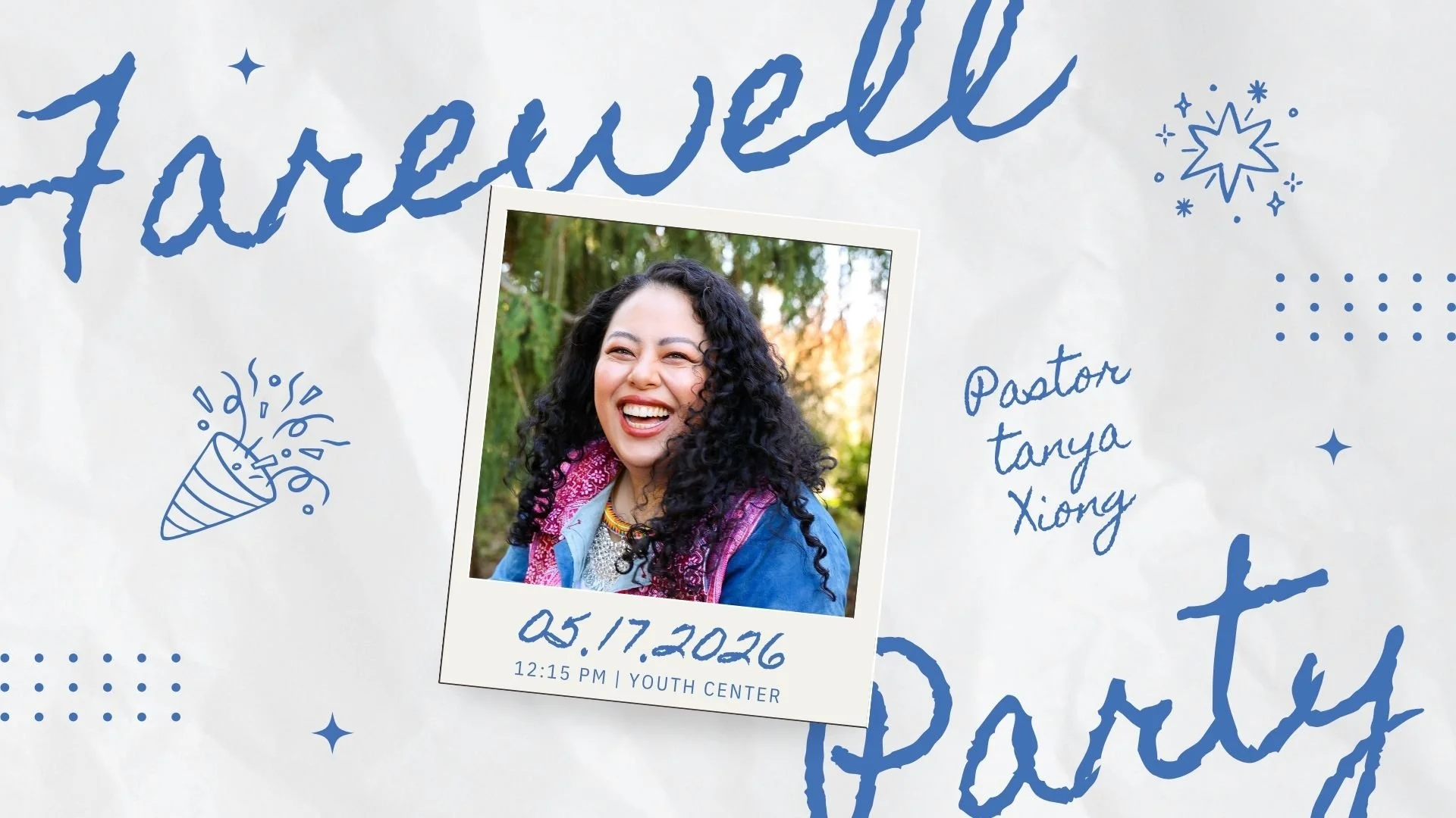 Pastor Tanya's Farewell Party