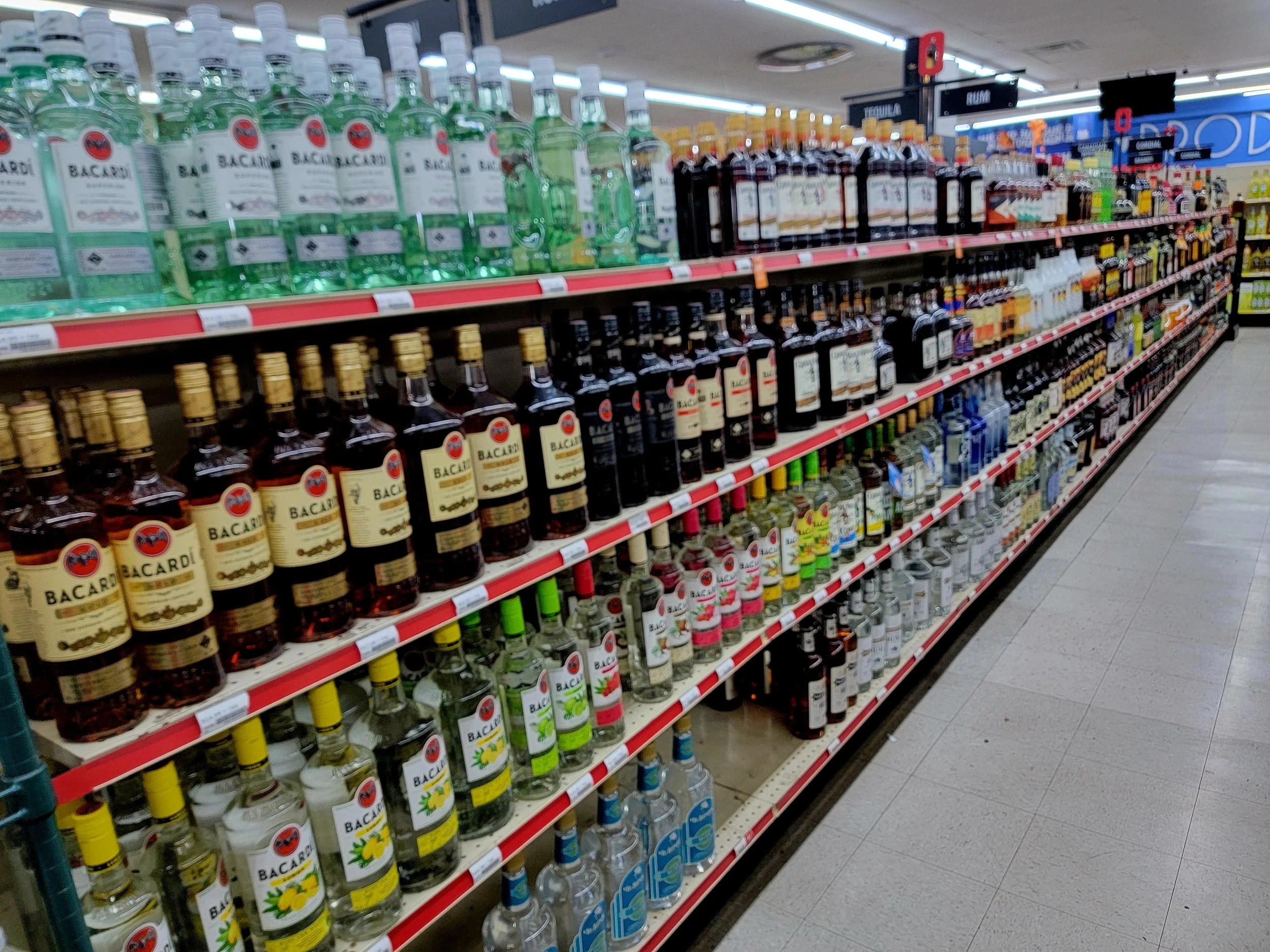 Rum, Cordials, Schnappes, Liqueurs