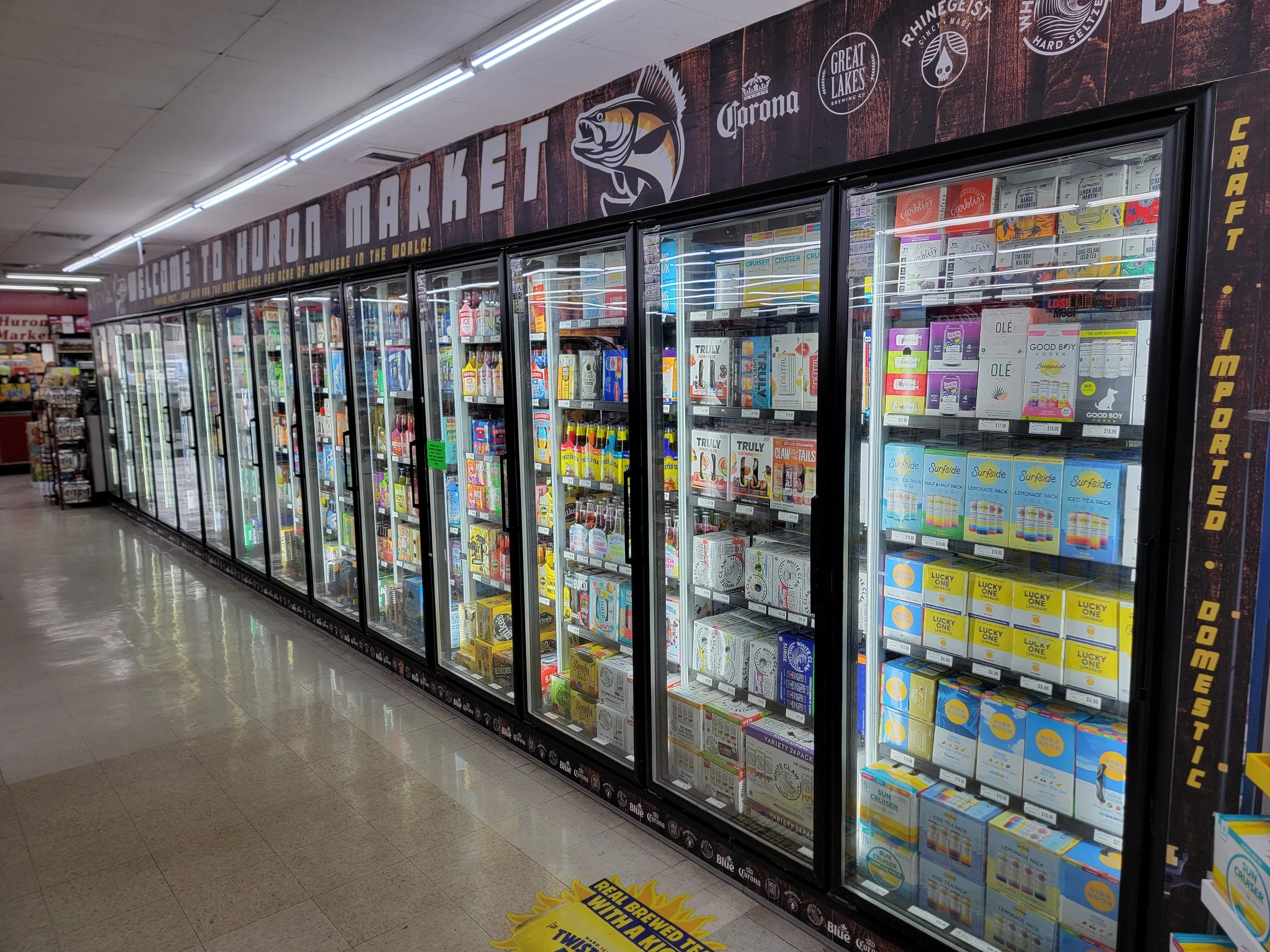 SELTZERS, RTD'S, IMPORT, & CRAFT BEERS