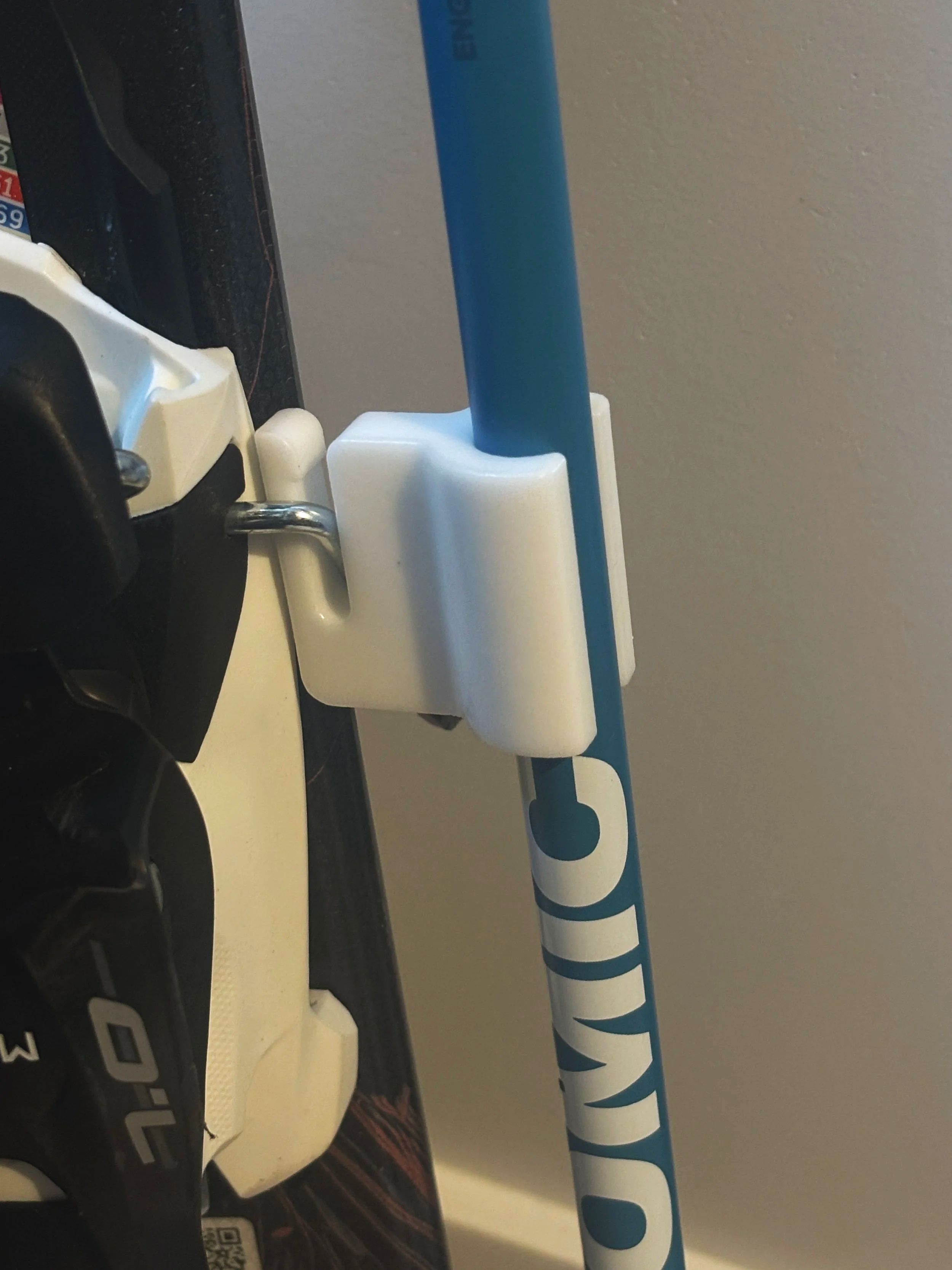 Porter Pole Ski Pole Clip Prototype