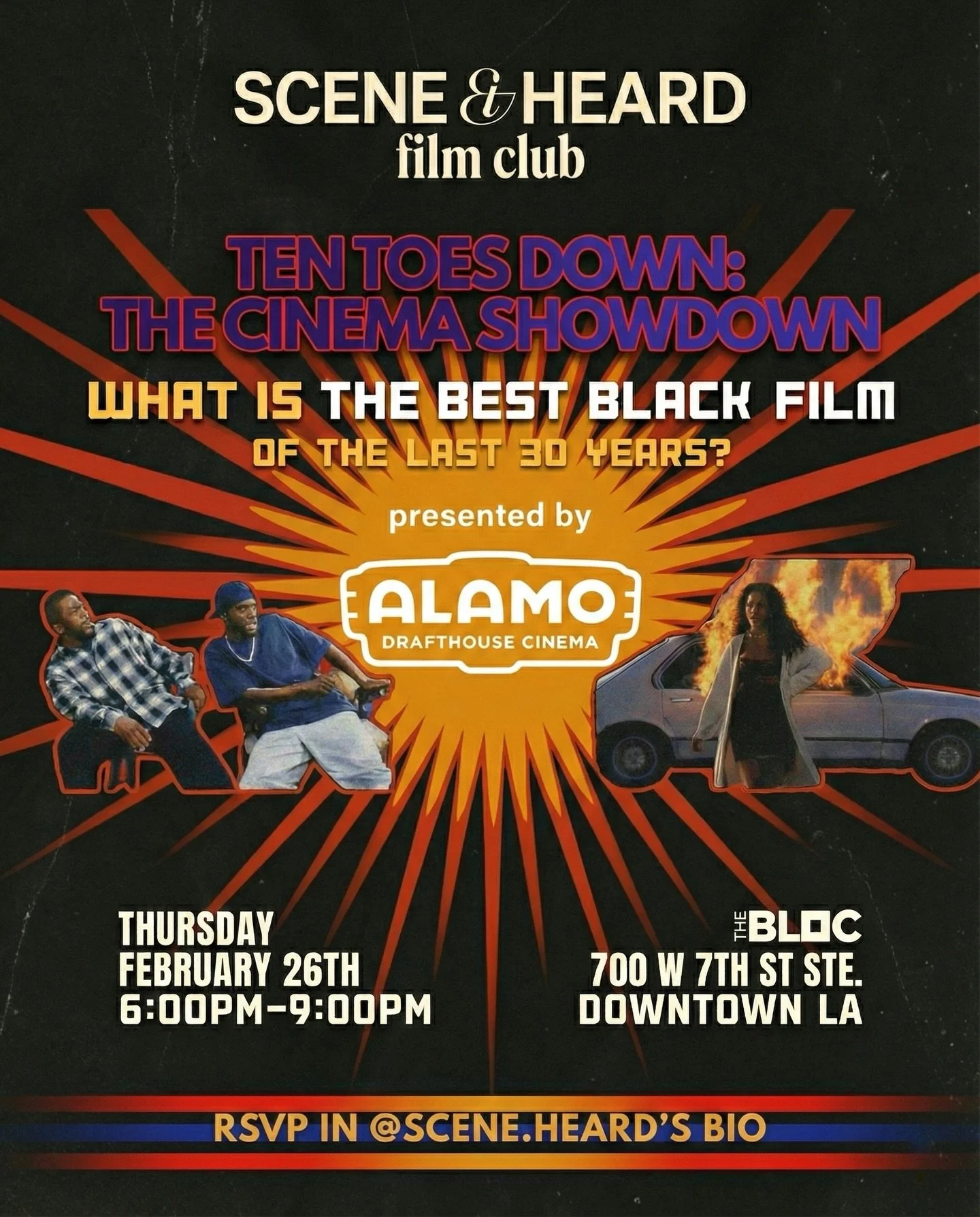 We&rsquo;re debating one bold question. What&rsquo;s the Best Black film of the last three decades?🎞️🗳️

Drop your answer below and be prepared to stand ten toes down on it. See ya&rsquo;ll at @drafthousela!