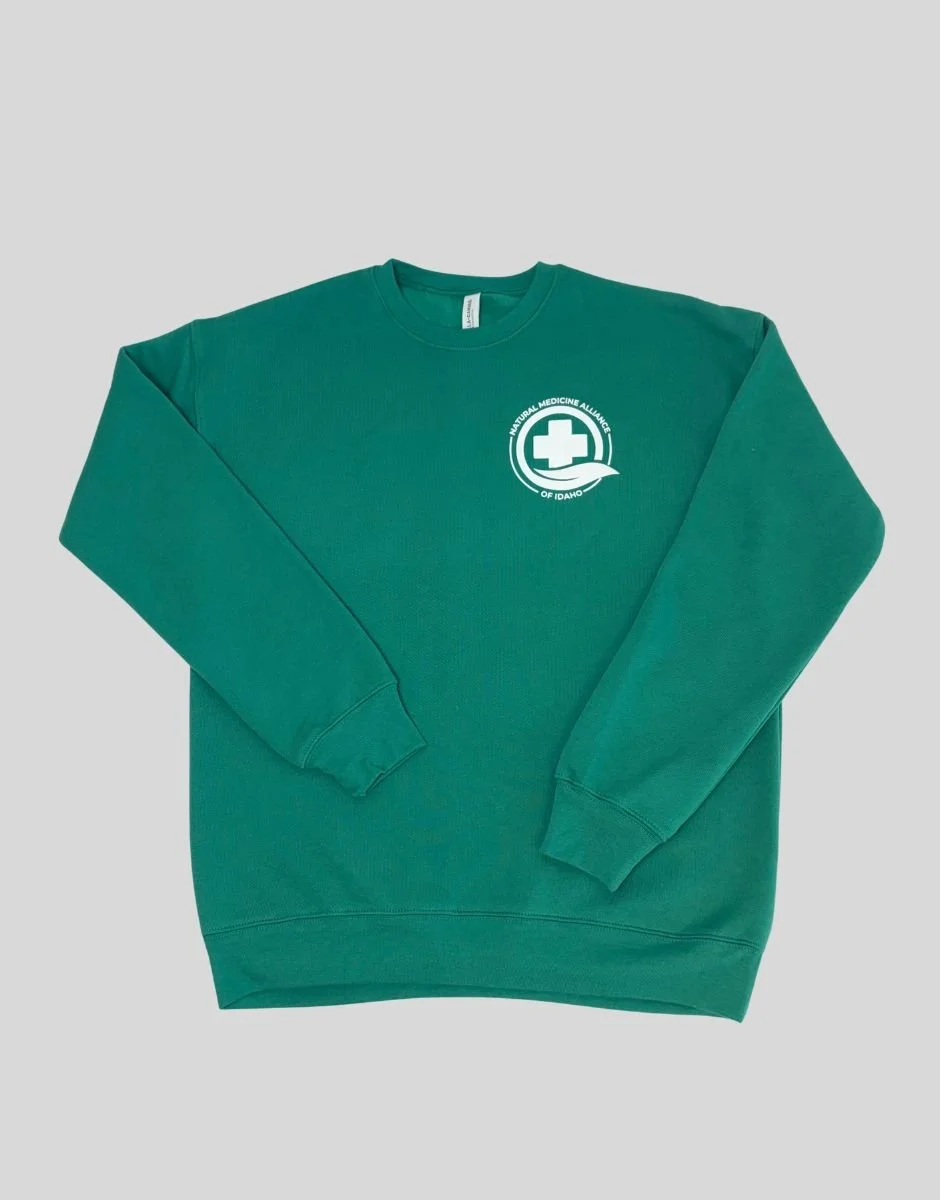 Drop-Shoulder Crew Neck Sweatshirt