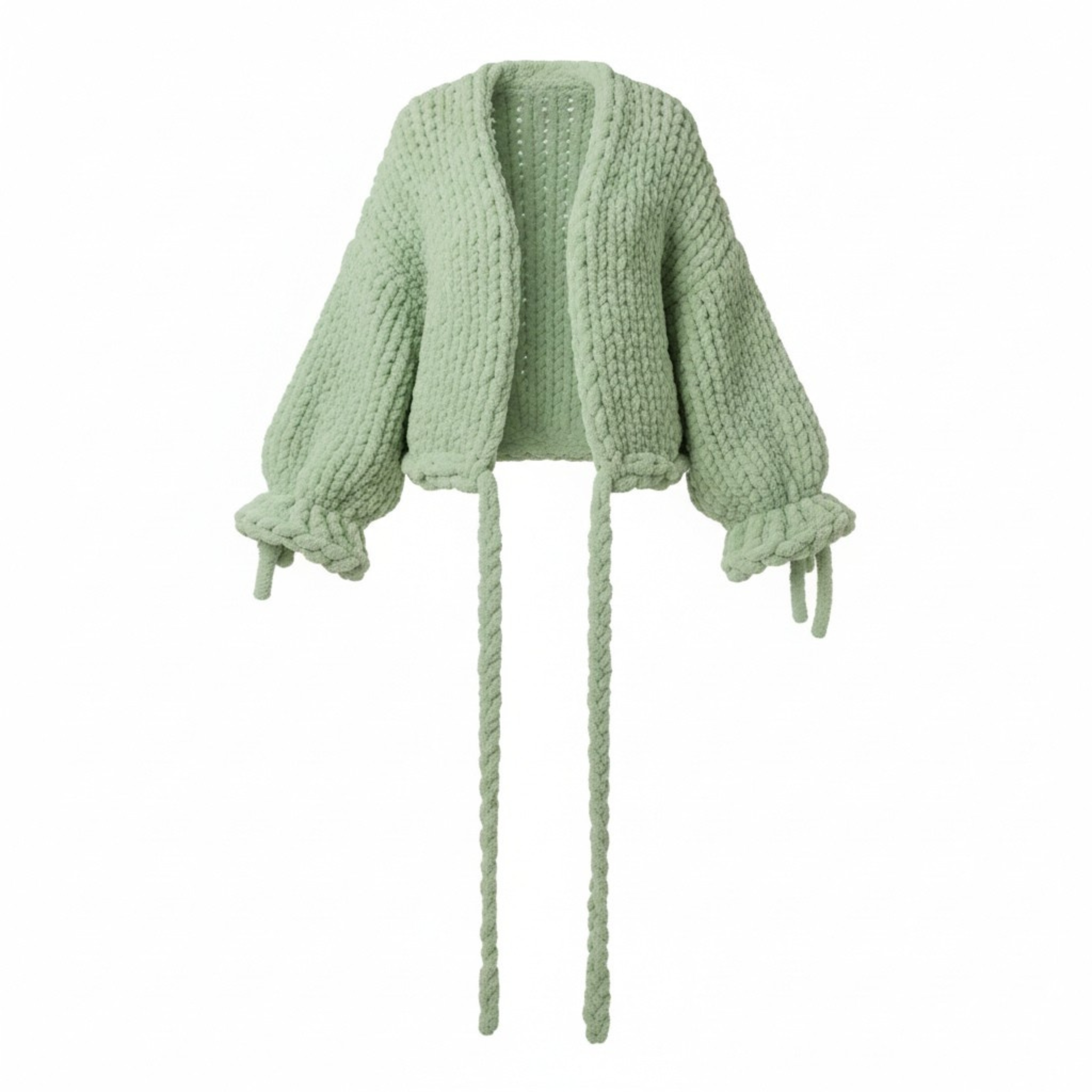 Tailbone Chunky Knit Coat