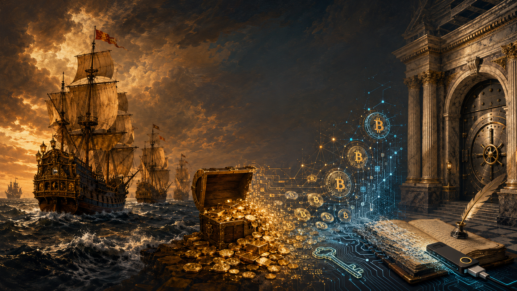 Treasure Fleets &amp; Cold Wallets: What the Age of Piracy Teaches Bitcoin About Its Self-Custody Crisis