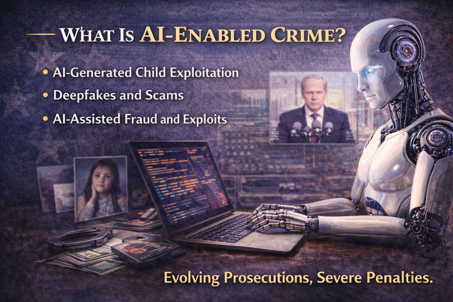 AI-enabled crime defense attorney Texas deepfake fraud artificial intelligence criminal charges
