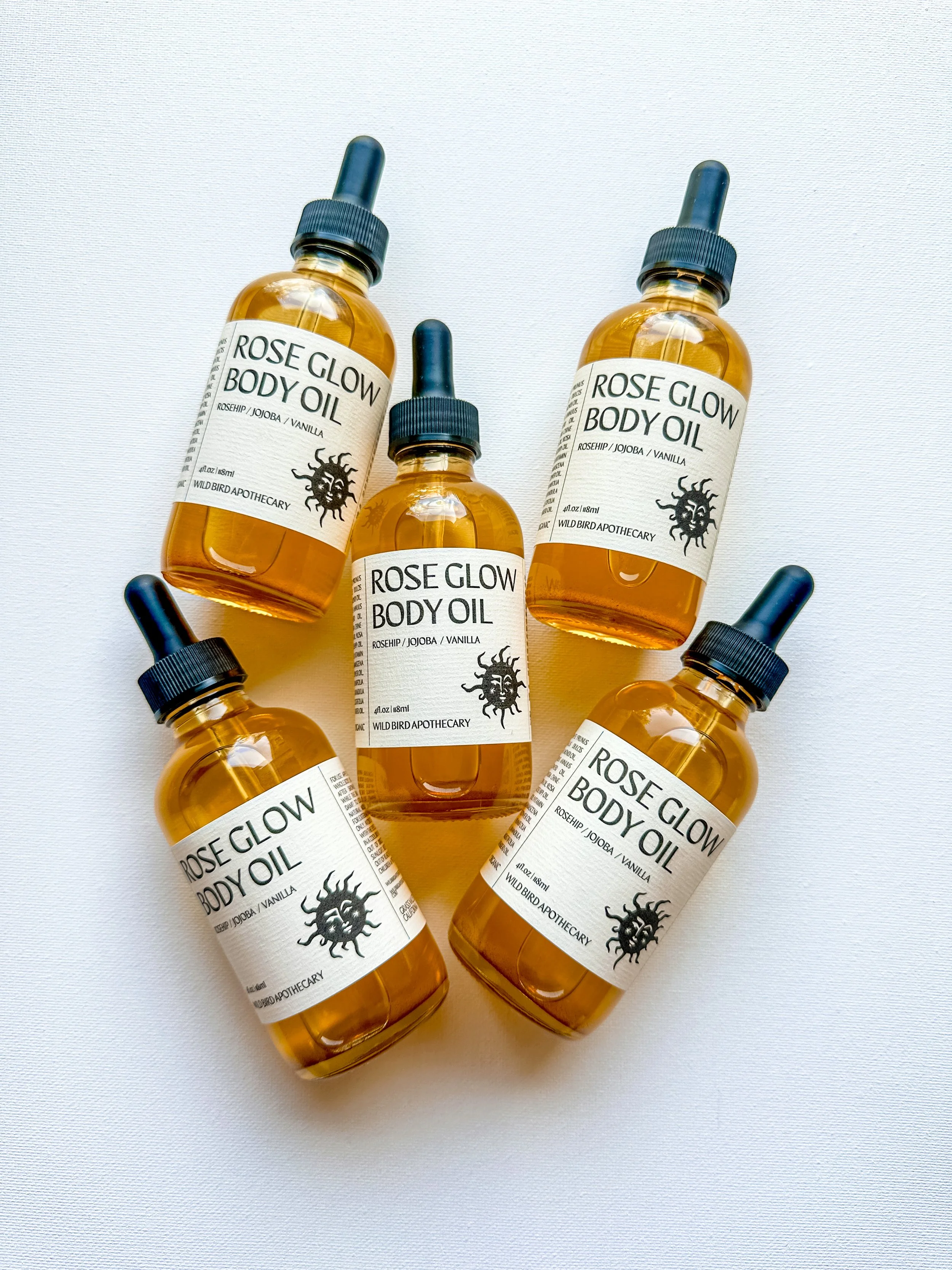 Organic Rose Glow Body Oil